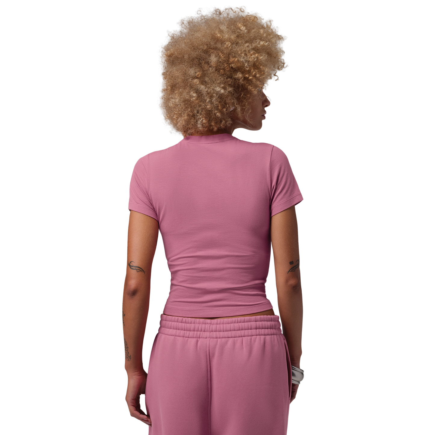 Jordan TMID GFX HL Short Sleeve T-Shirt - Women's - Desert Berry
