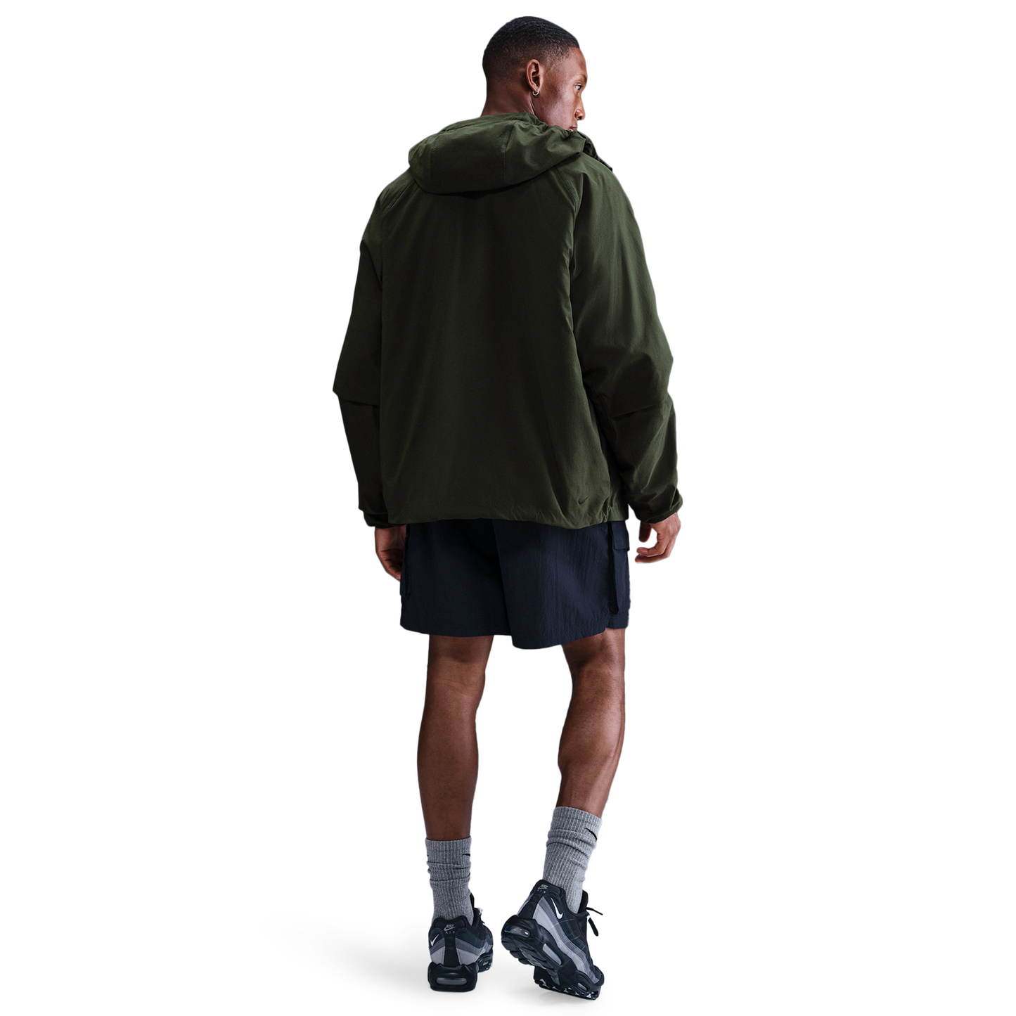 Nike Tech Woven WR Full-Zip Jacket - Men's - Sequoia/Black