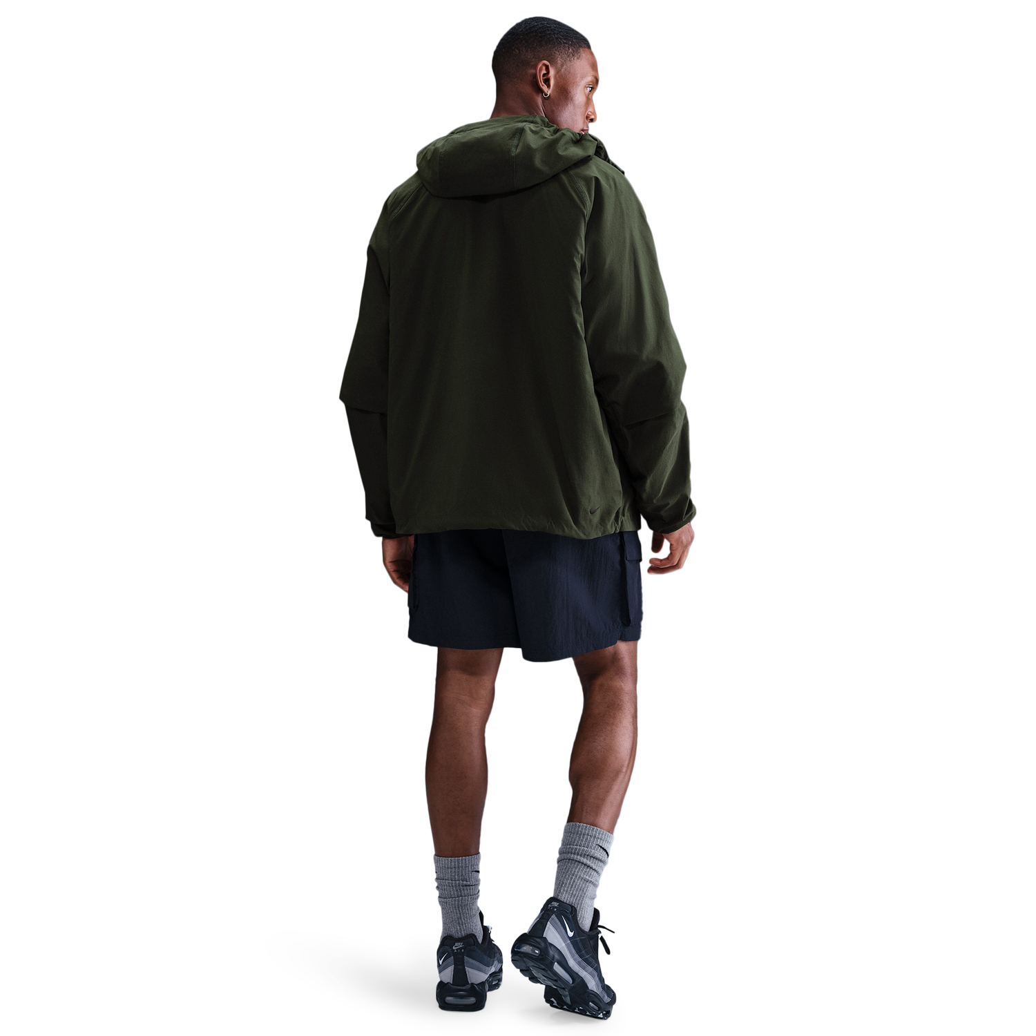 Nike Tech Woven WR Full-Zip Jacket - Men's - Sequoia/Black