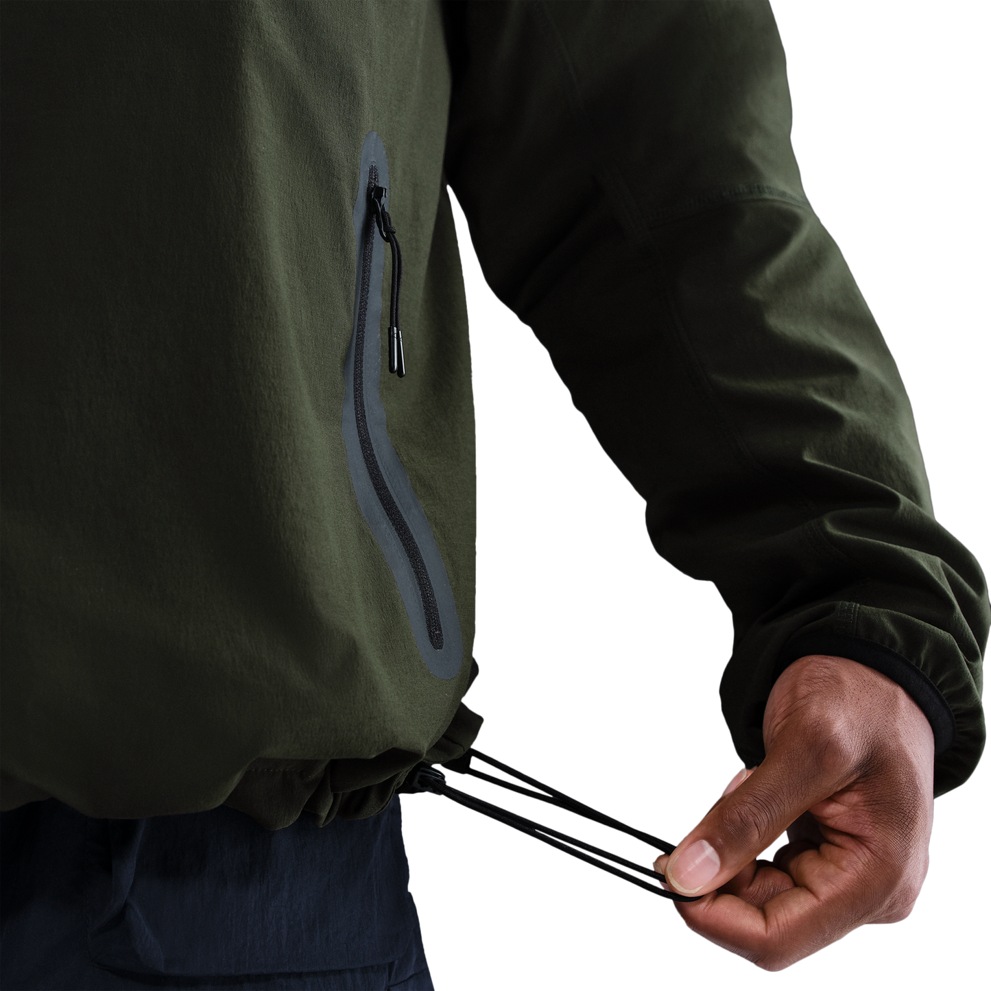 Nike Tech Woven WR Full-Zip Jacket - Men's - Sequoia/Black
