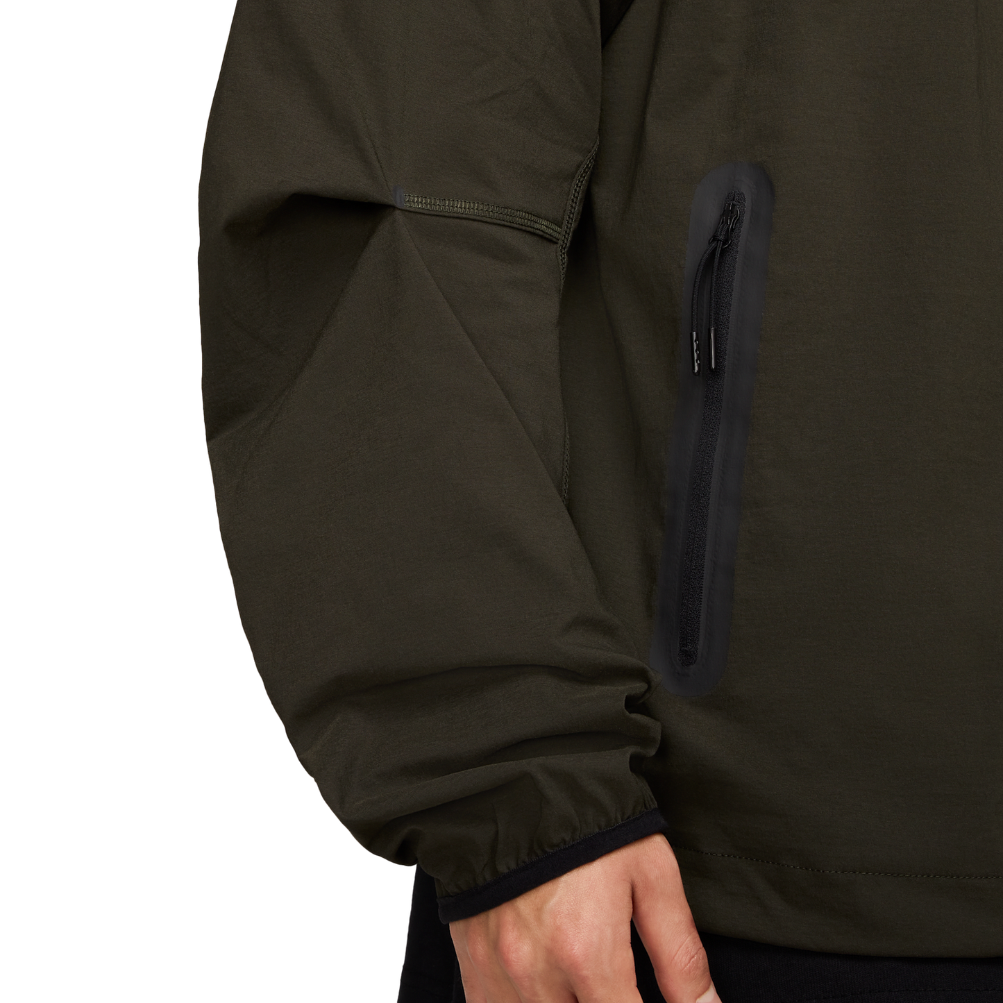 Nike Tech Woven WR Full-Zip Jacket - Men's - Sequoia/Black
