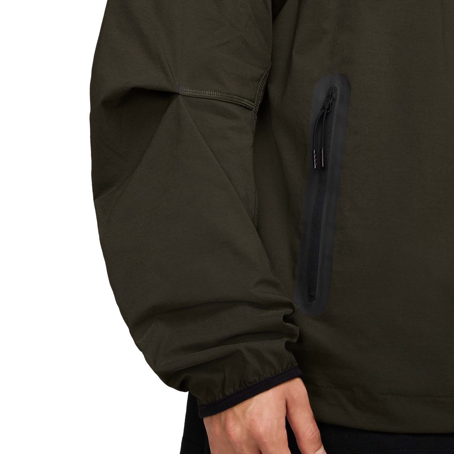 Nike Tech Woven WR Full-Zip Jacket - Men's - Sequoia/Black