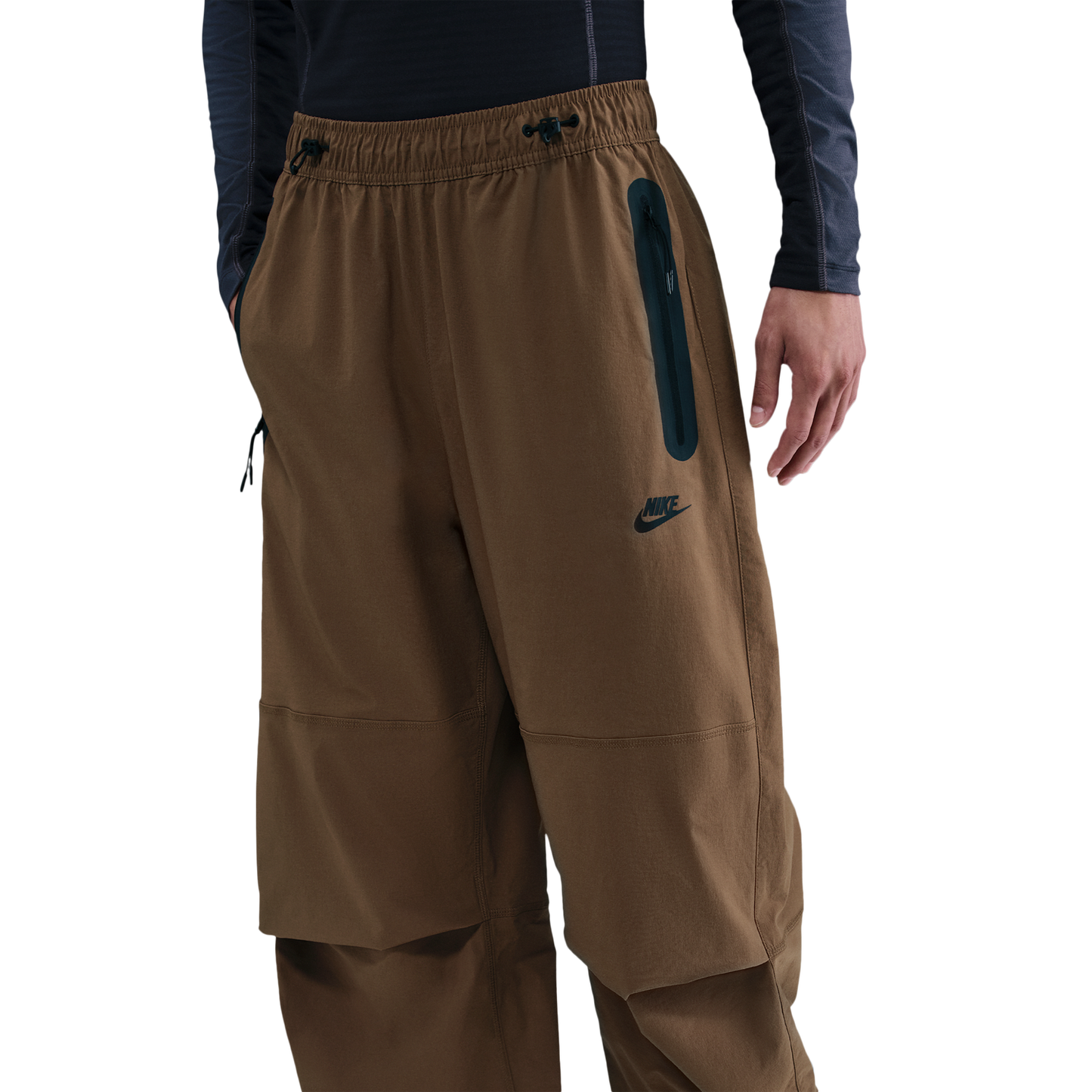 Nike Tech Woven Pants OS - Men's - Mosswood Brown/Black/Mosswood Brown