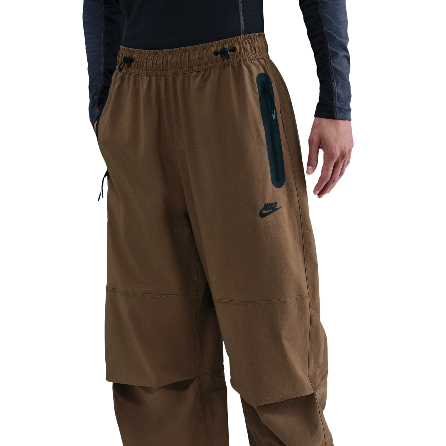 Nike Tech Woven Pants OS - Men's - Mosswood Brown/Black/Mosswood Brown