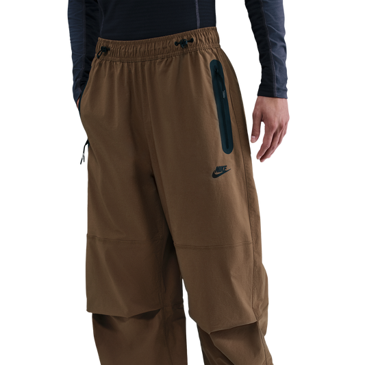 Nike Tech Woven Pants OS - Men's - Mosswood Brown/Black/Mosswood Brown