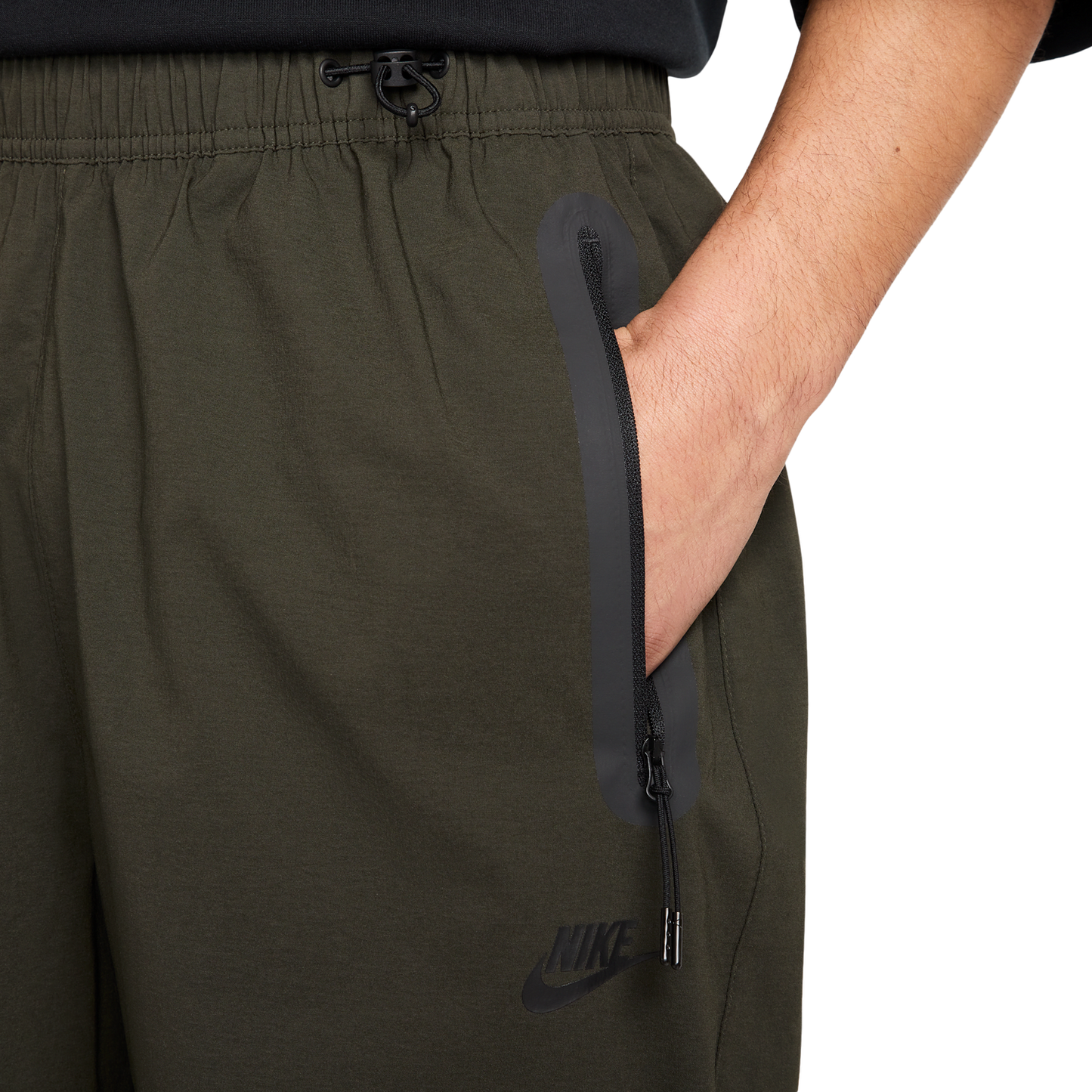 Nike Tech Woven Pants OS - Men's - Sequoia/Black