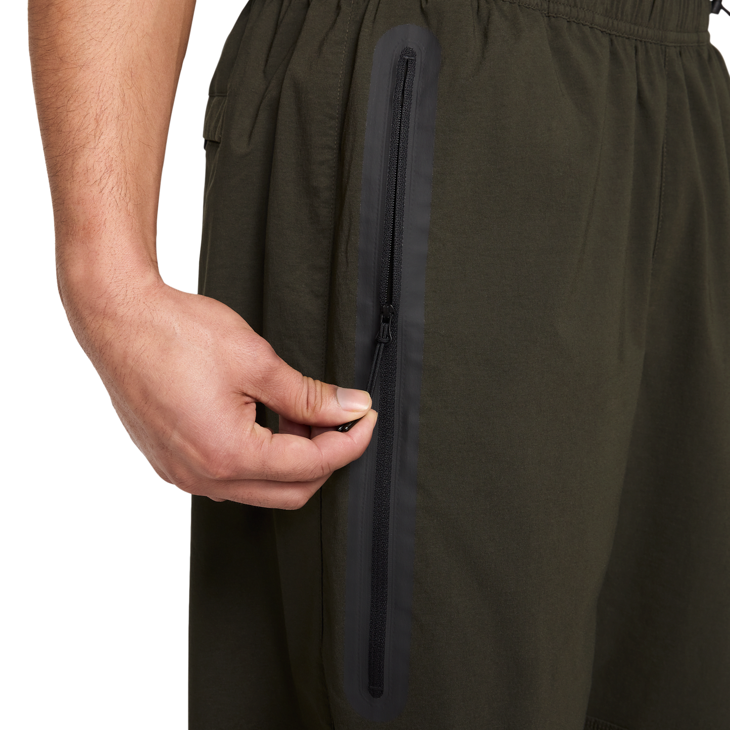 Nike Tech Woven Pants OS - Men's - Sequoia/Black