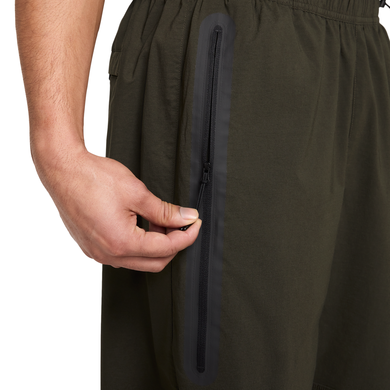 Nike Tech Woven Pants OS - Men's - Sequoia/Black