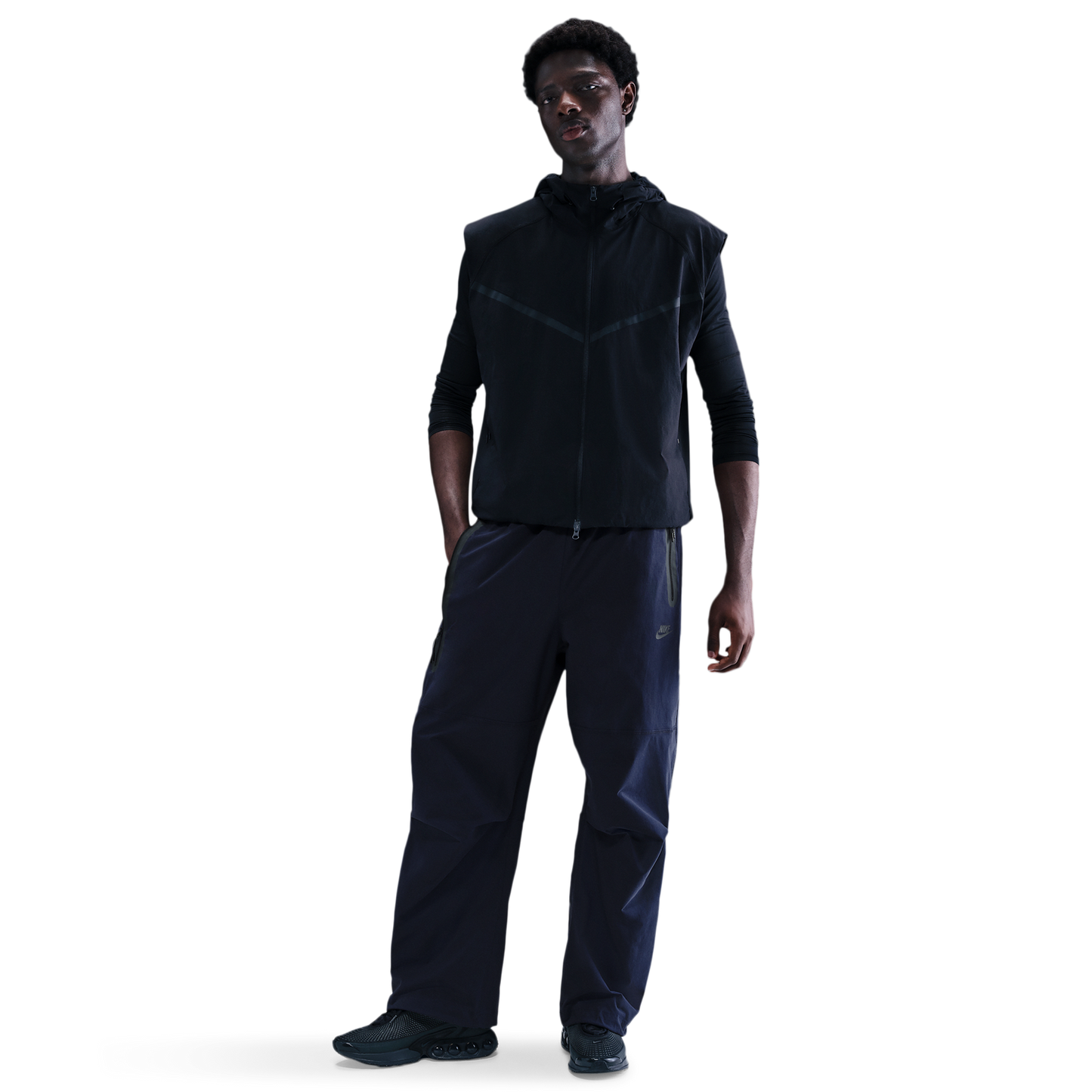 Nike Tech Woven Pants OS - Men's - Obsidian/Obsidian/Black