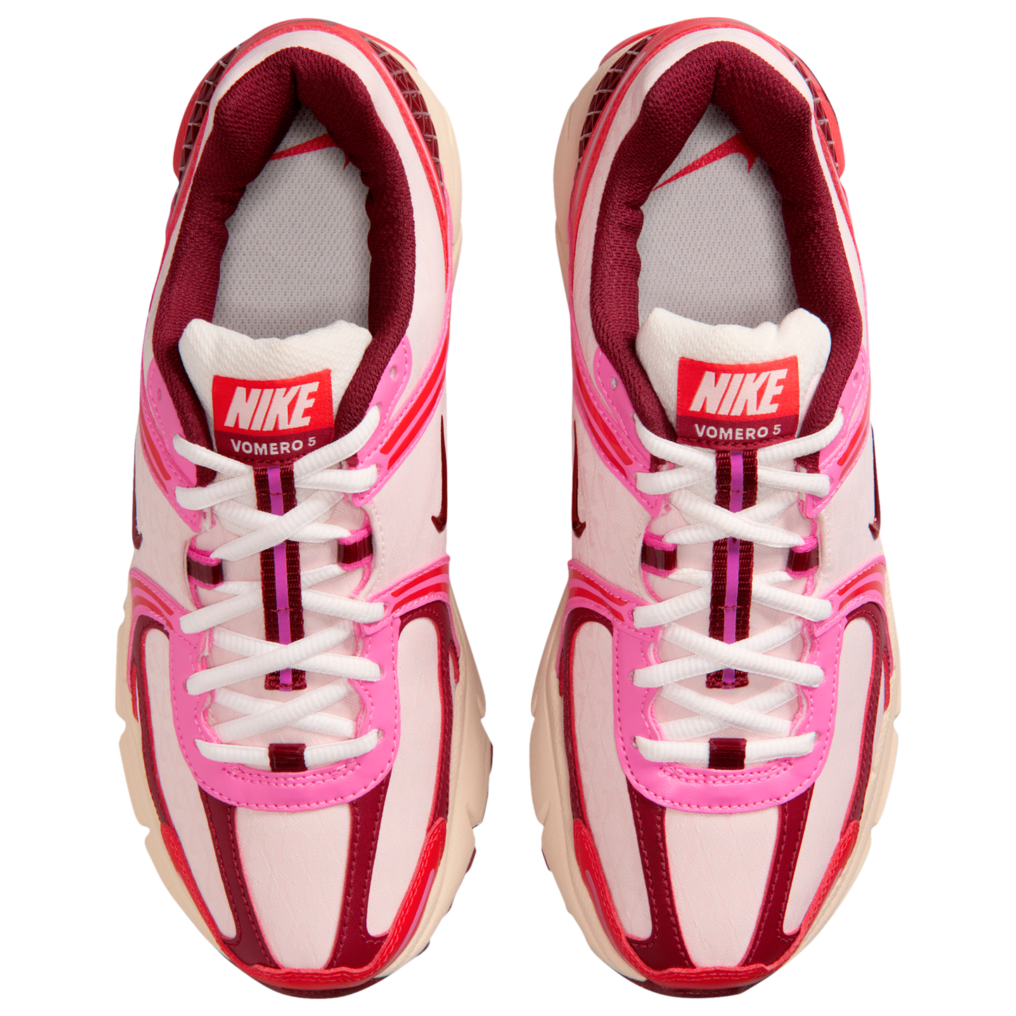 Nike Zoom Vomero 5 - Women's - Lt Crimson/Lt Soft Pink/Team Red