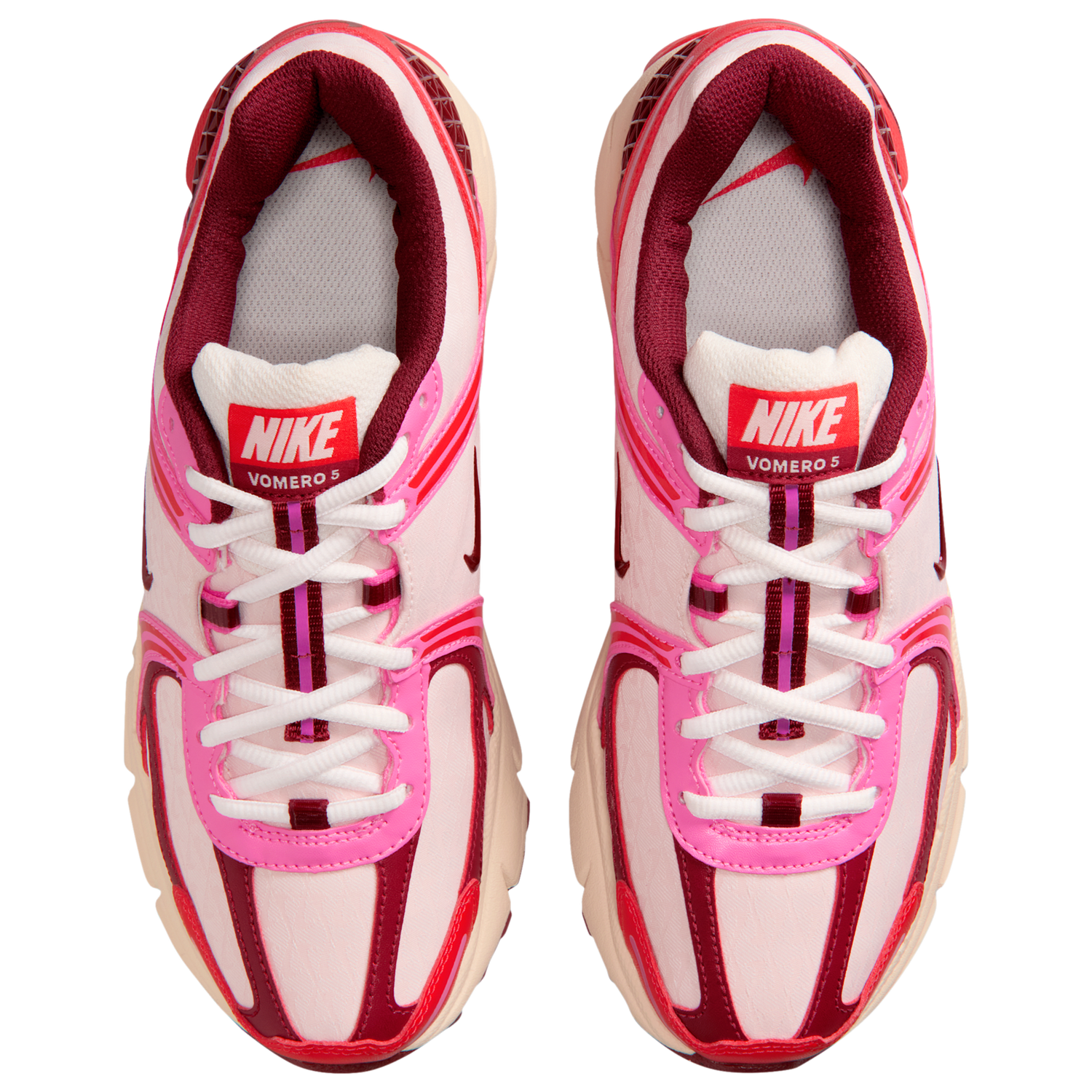 Nike Zoom Vomero 5 - Women's - Lt Crimson/Lt Soft Pink/Team Red