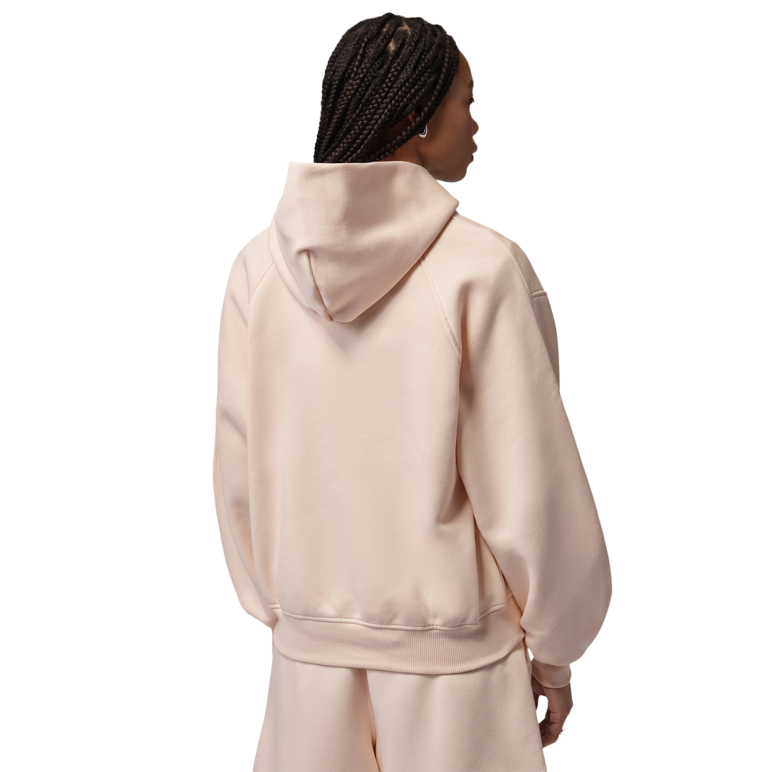 Jordan Brooklyn Fleece BB Pullover Hoodie - Women's - Pearl White (M7285272)