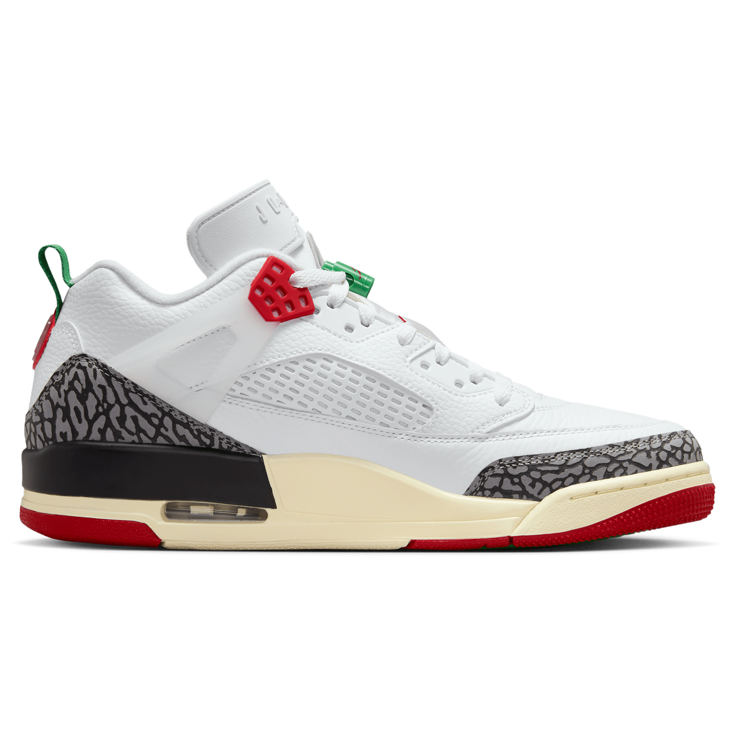 Jordan Spizike Low - Men's - Black/White/Varsity Red
