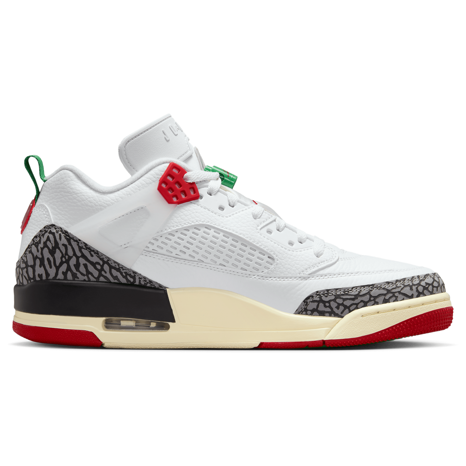 Jordan Spizike Low - Men's - Black/White/Varsity Red