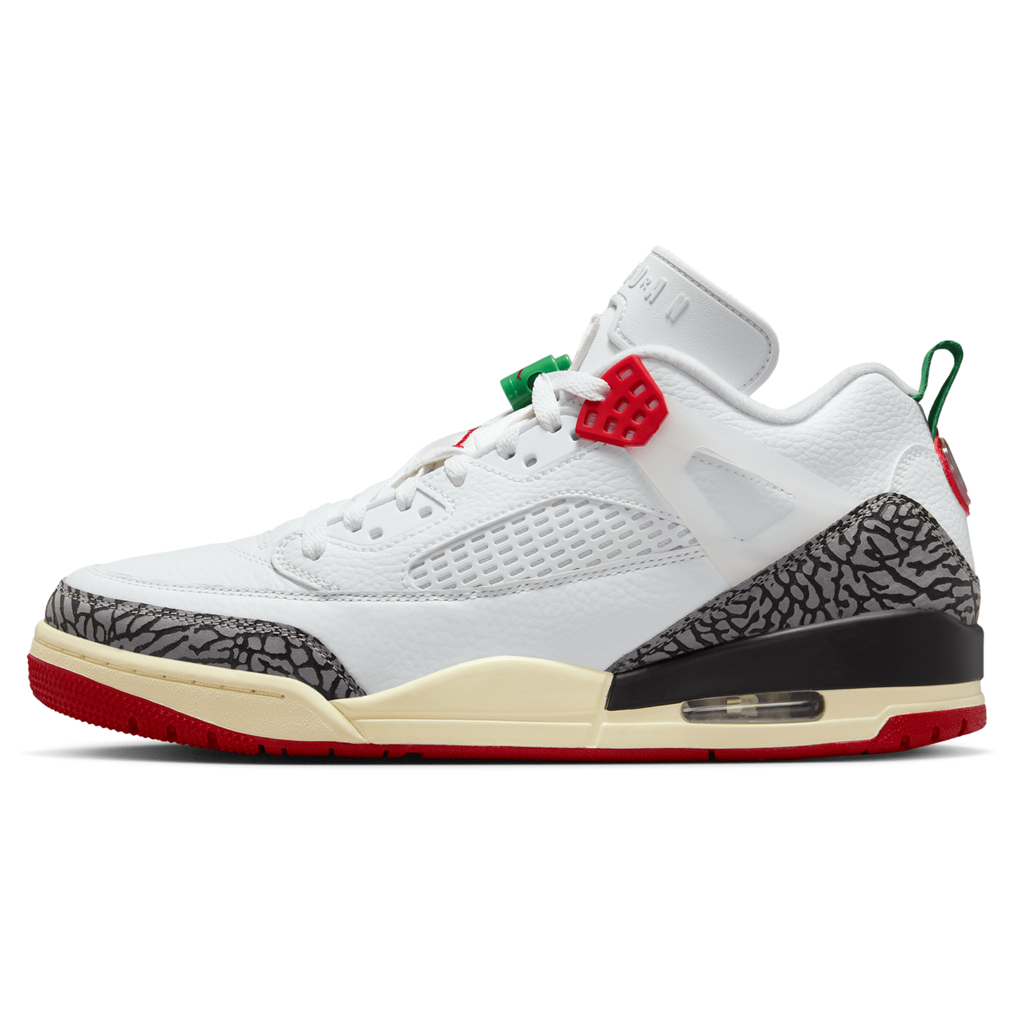 Jordan Spizike Low - Men's - Black/White/Varsity Red