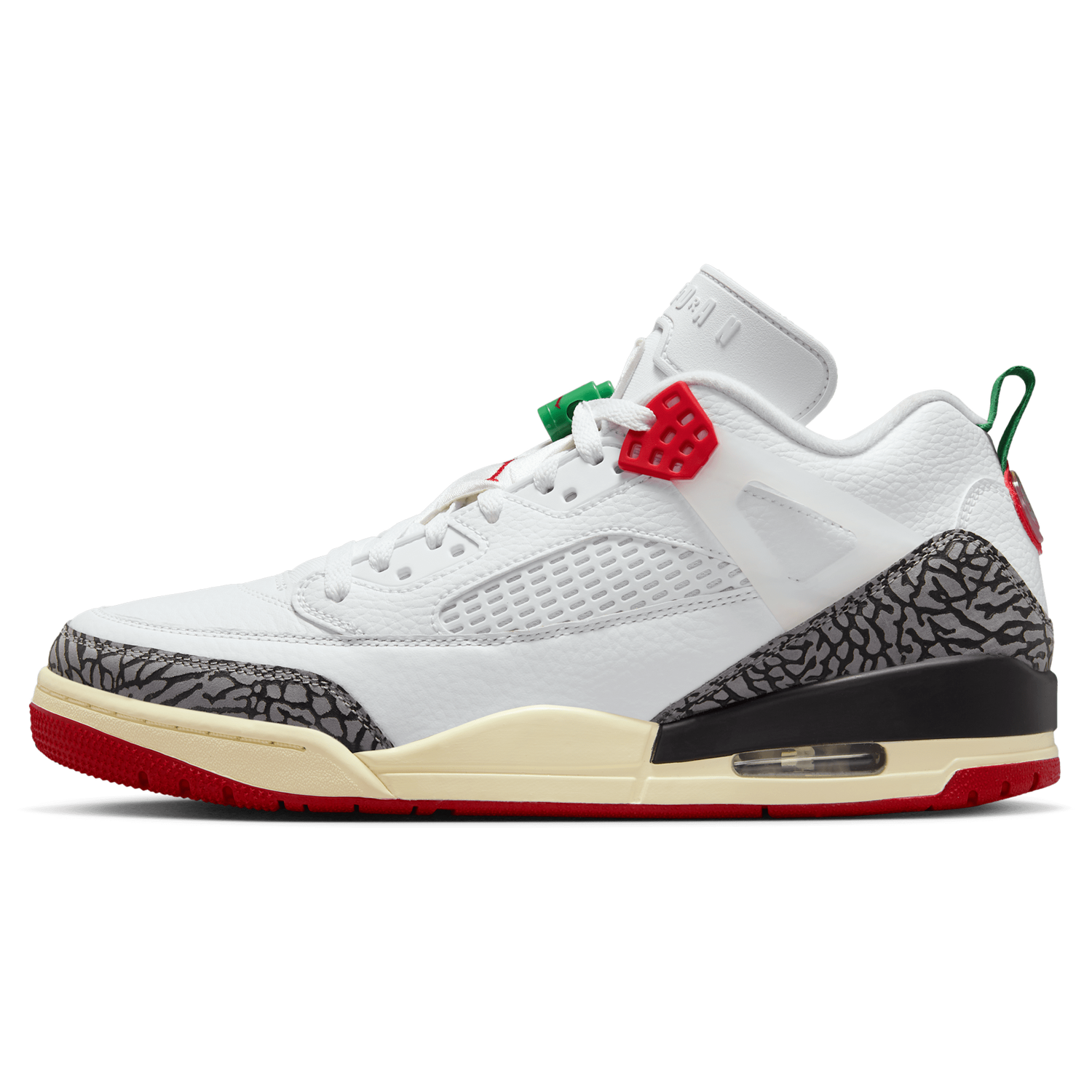 Jordan Spizike Low - Men's - Black/White/Varsity Red