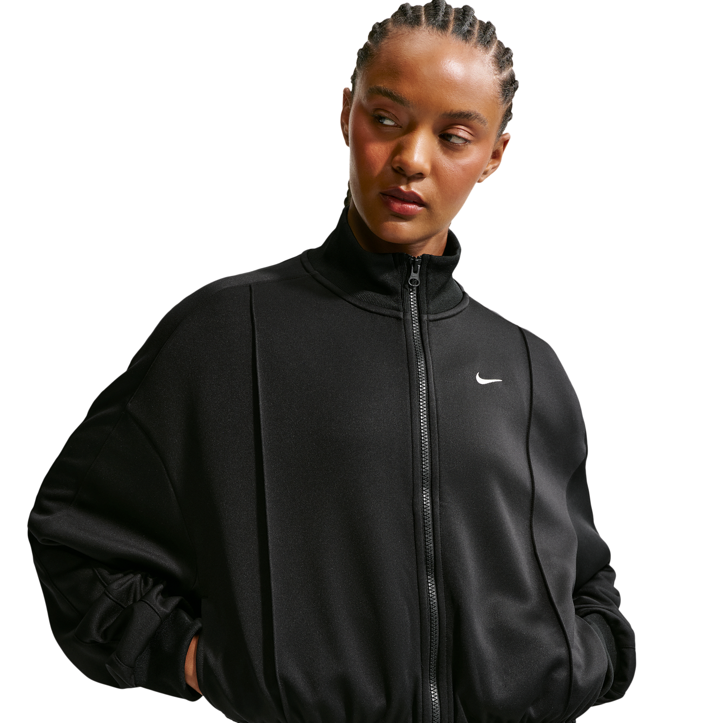 Nike NSW Track Jacket - Women's - Chalk/Black/Black