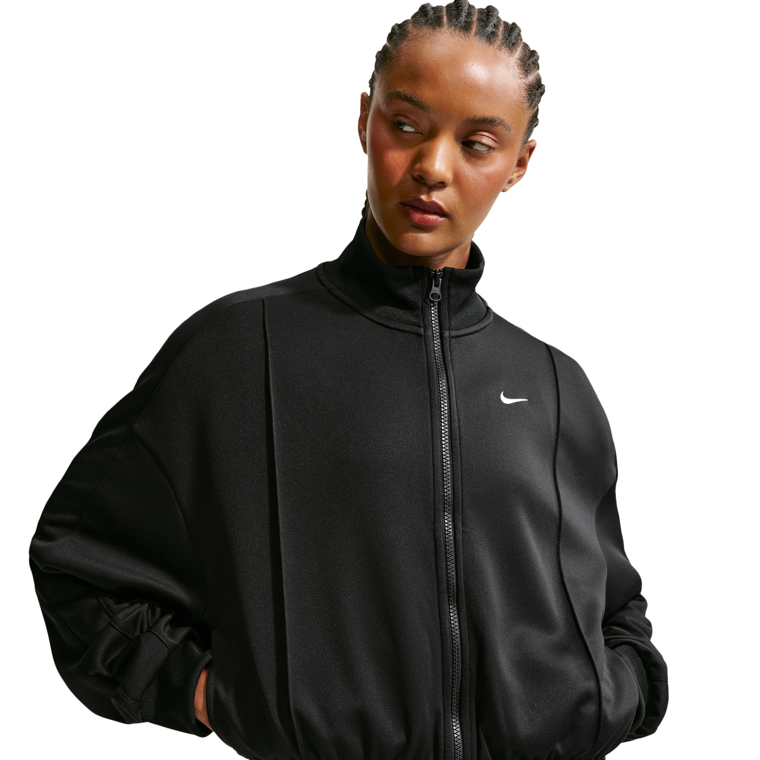 Nike NSW Track Jacket - Women's - Chalk/Black/Black