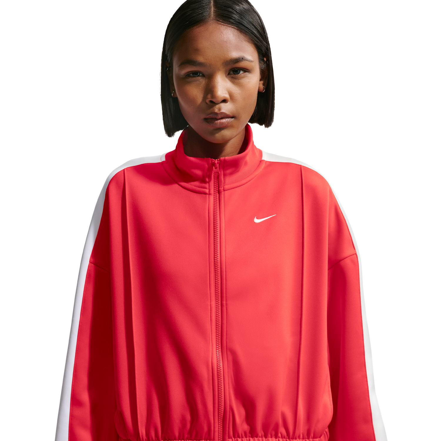 Nike NSW Track Jacket - Women's - Lt Crimson/Sail/Sail