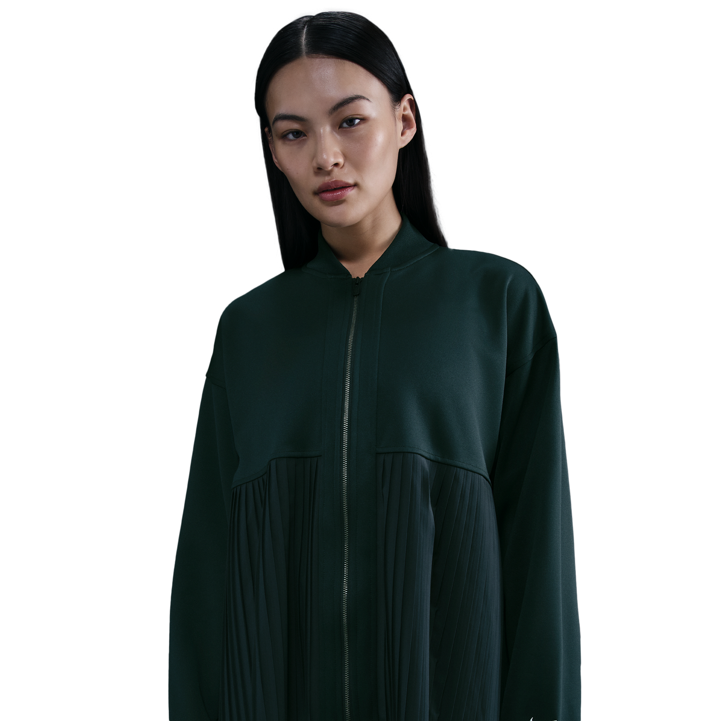Nike NSW Pleated Jacket - Women's - Seaweed/Sail