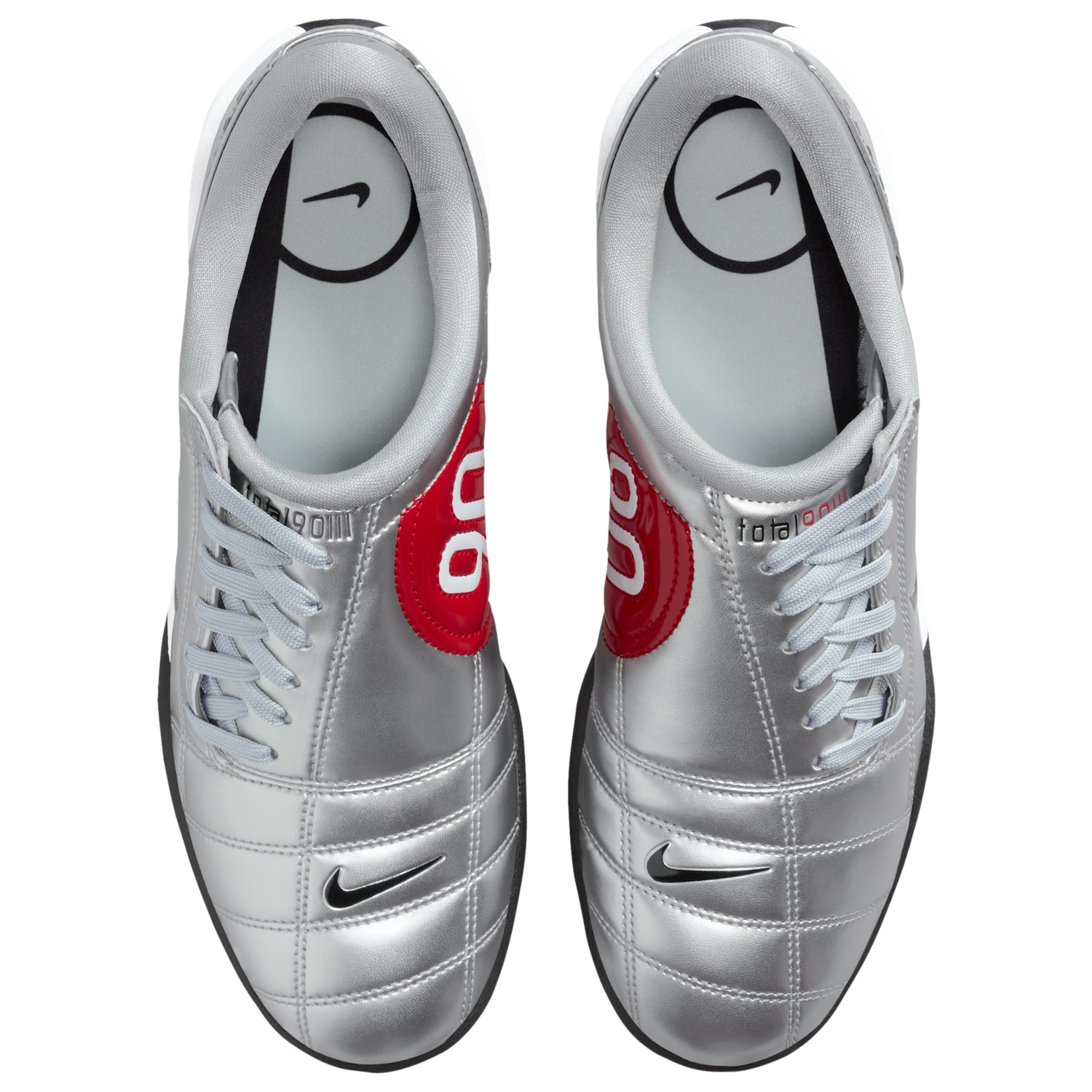 Nike T90 - Women's - Red/Silver/Silver