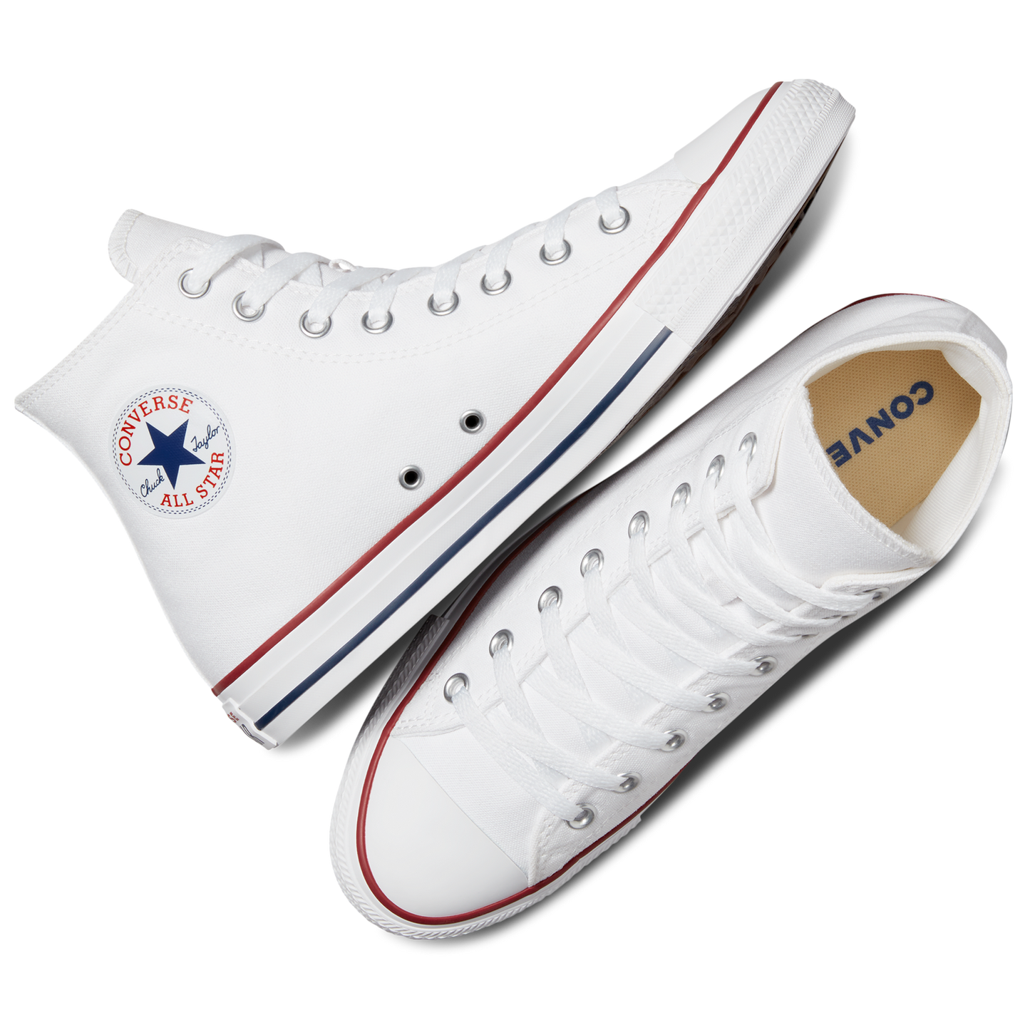 Converse All Star High Top - Men's - Optical White/White/White