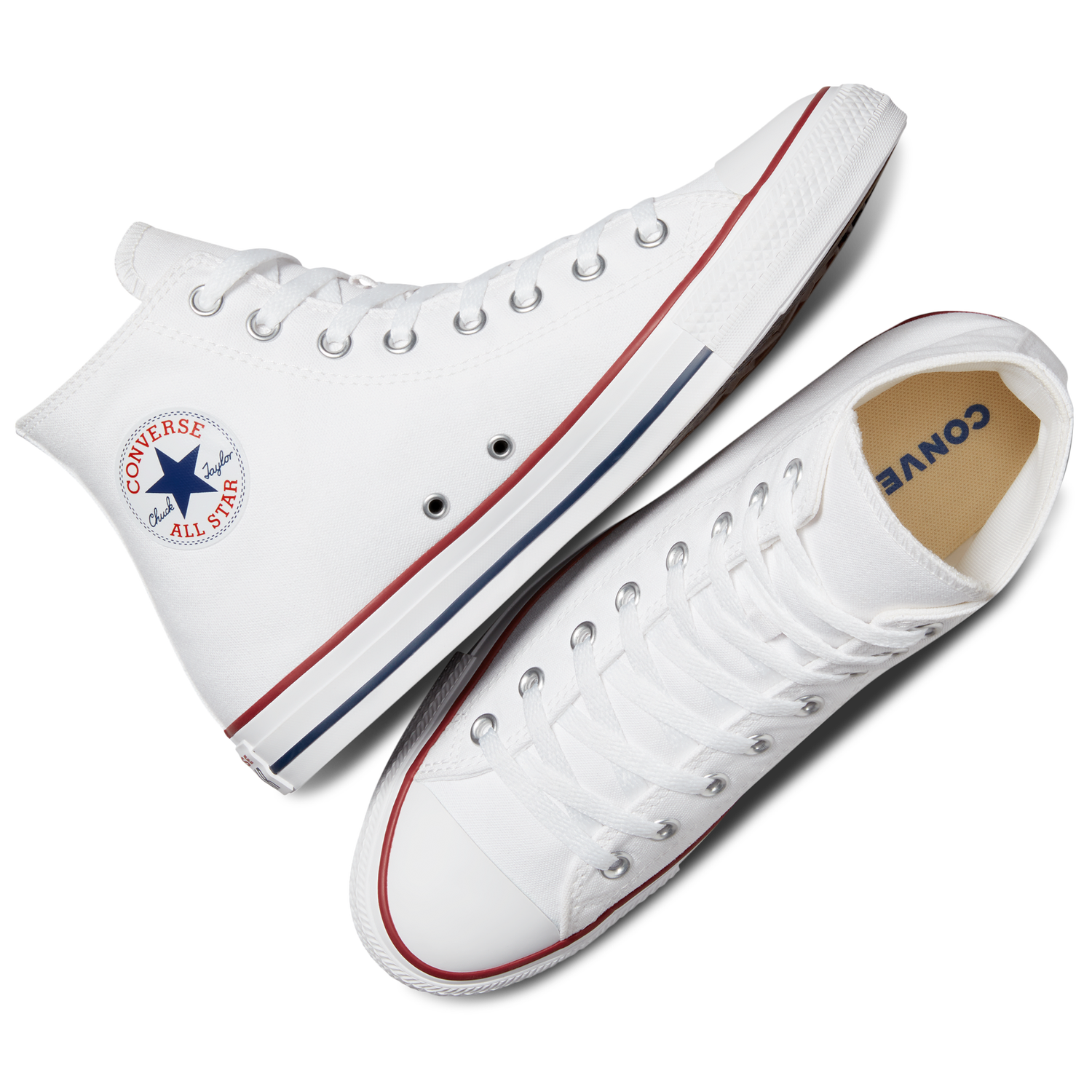 Converse All Star High Top - Men's - Optical White/White/White