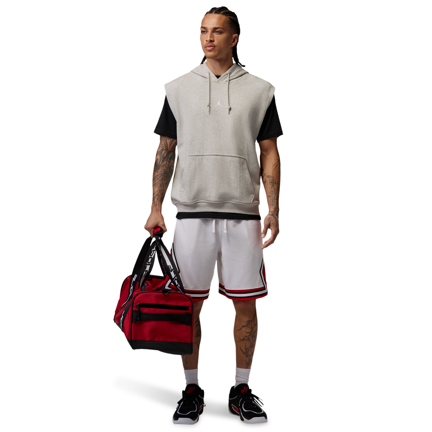 Jordan Drifit Sport Crossover Fleece SL PO - Men's - Grey Heather