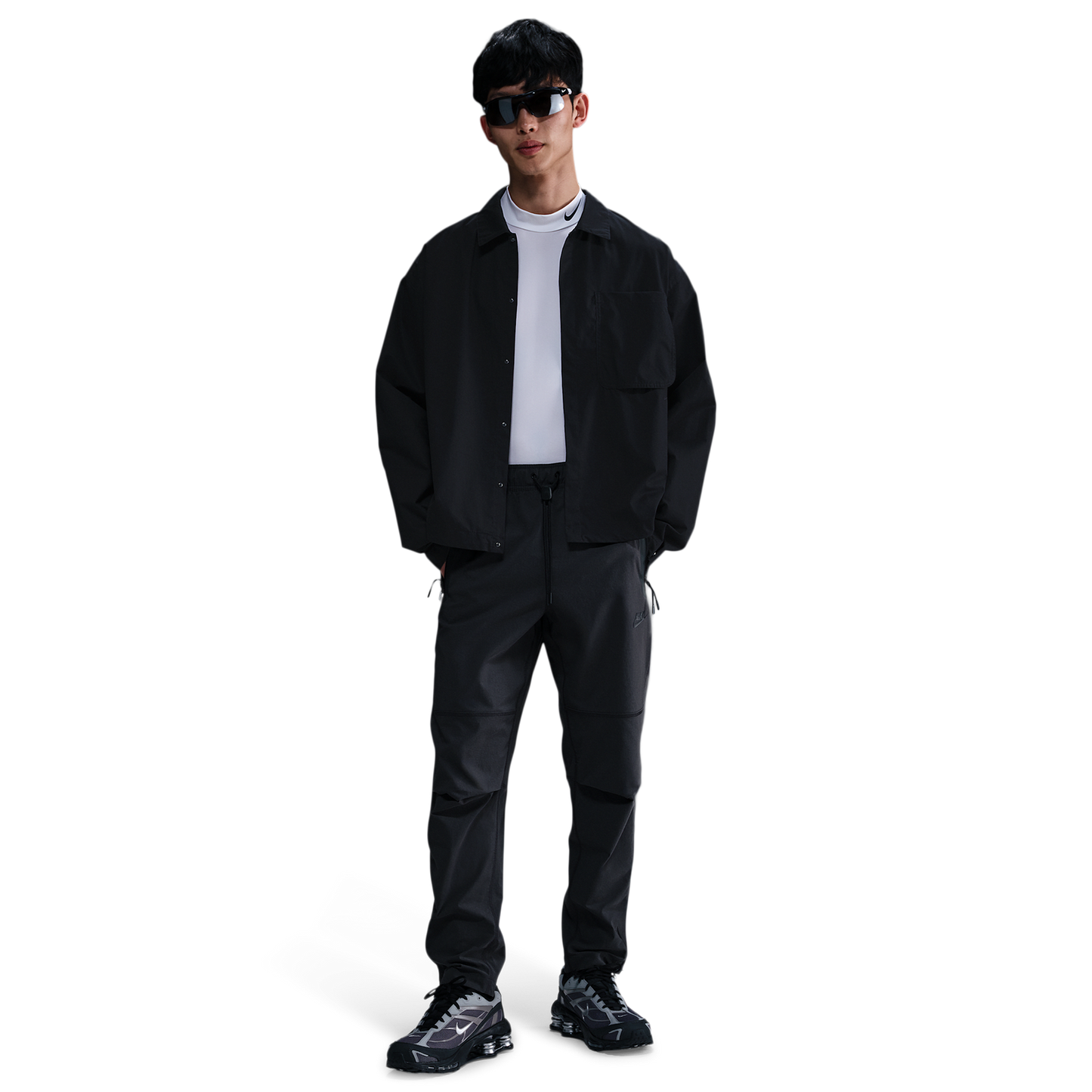 Nike Tech Woven Pants OH - Men's - Anthracite/Black