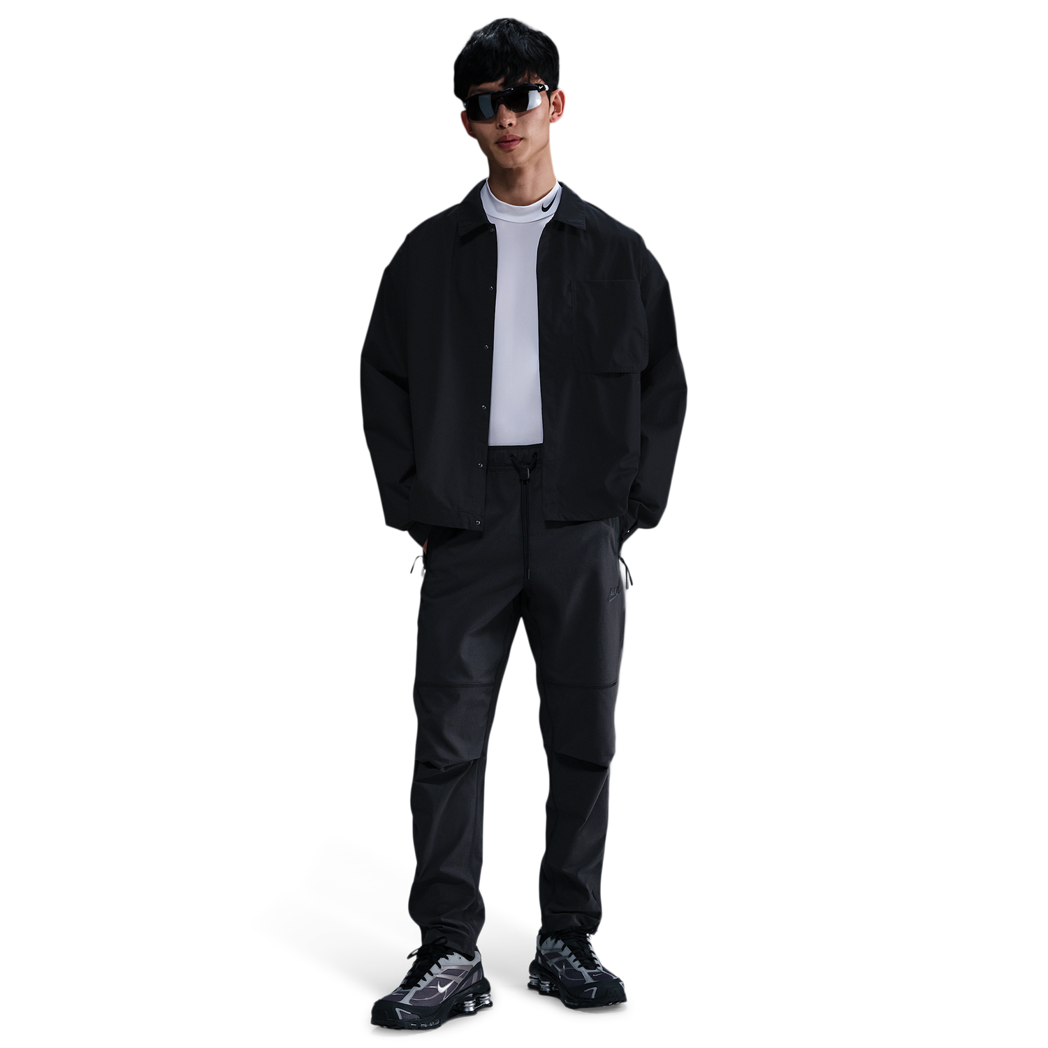 Nike Tech Woven Pants OH - Men's - Anthracite/Black