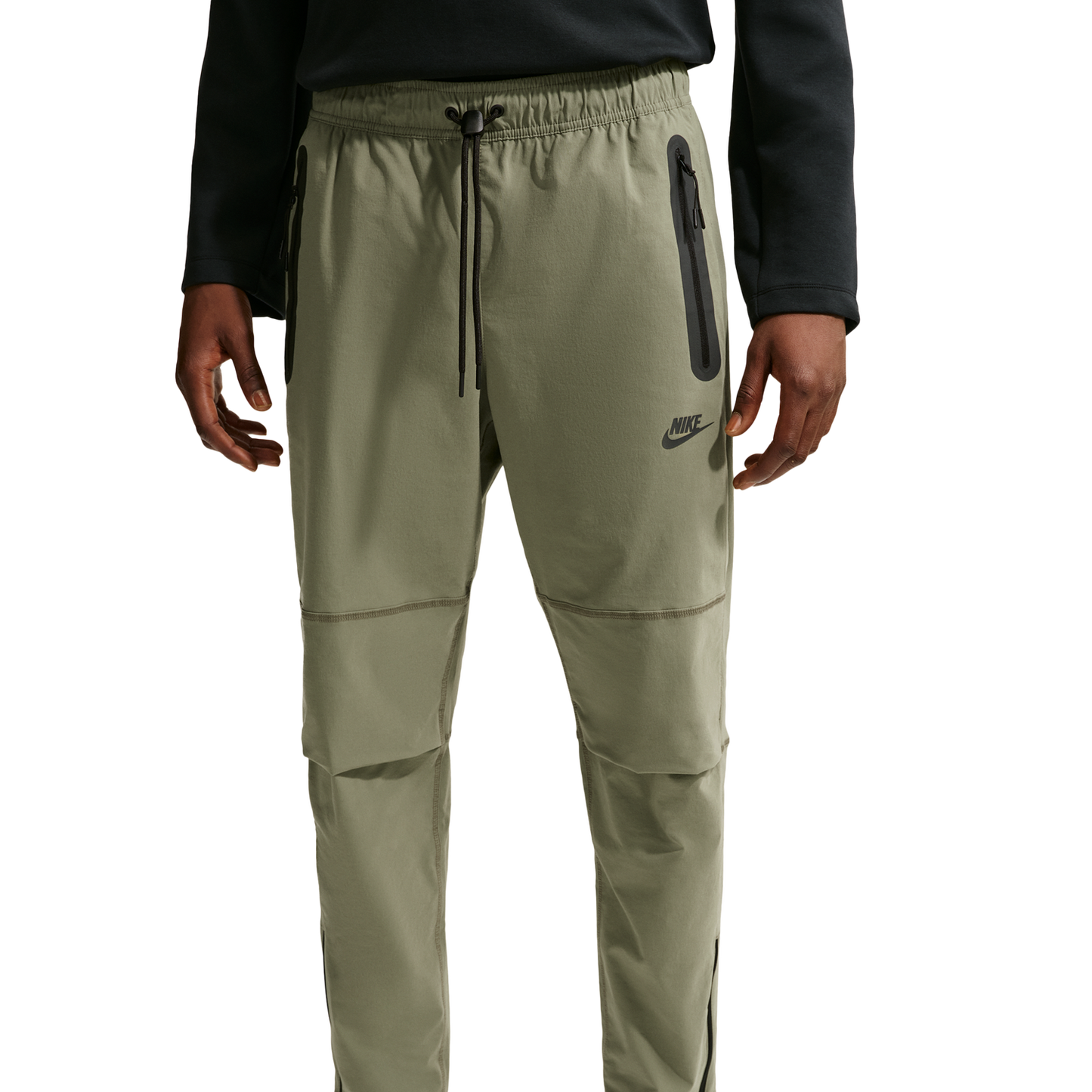 Nike Tech Woven Pants OH - Men's - Silver Sage/Black