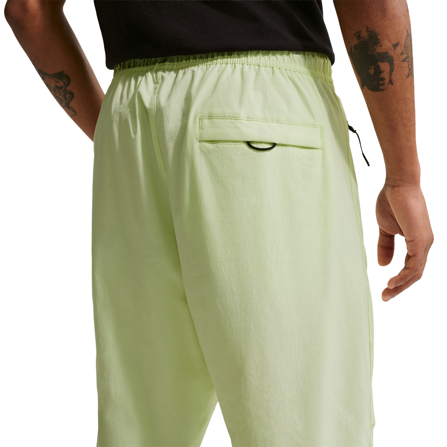 Nike Tech Woven Pants OH - Men's - Lt Liquid Lime/Black