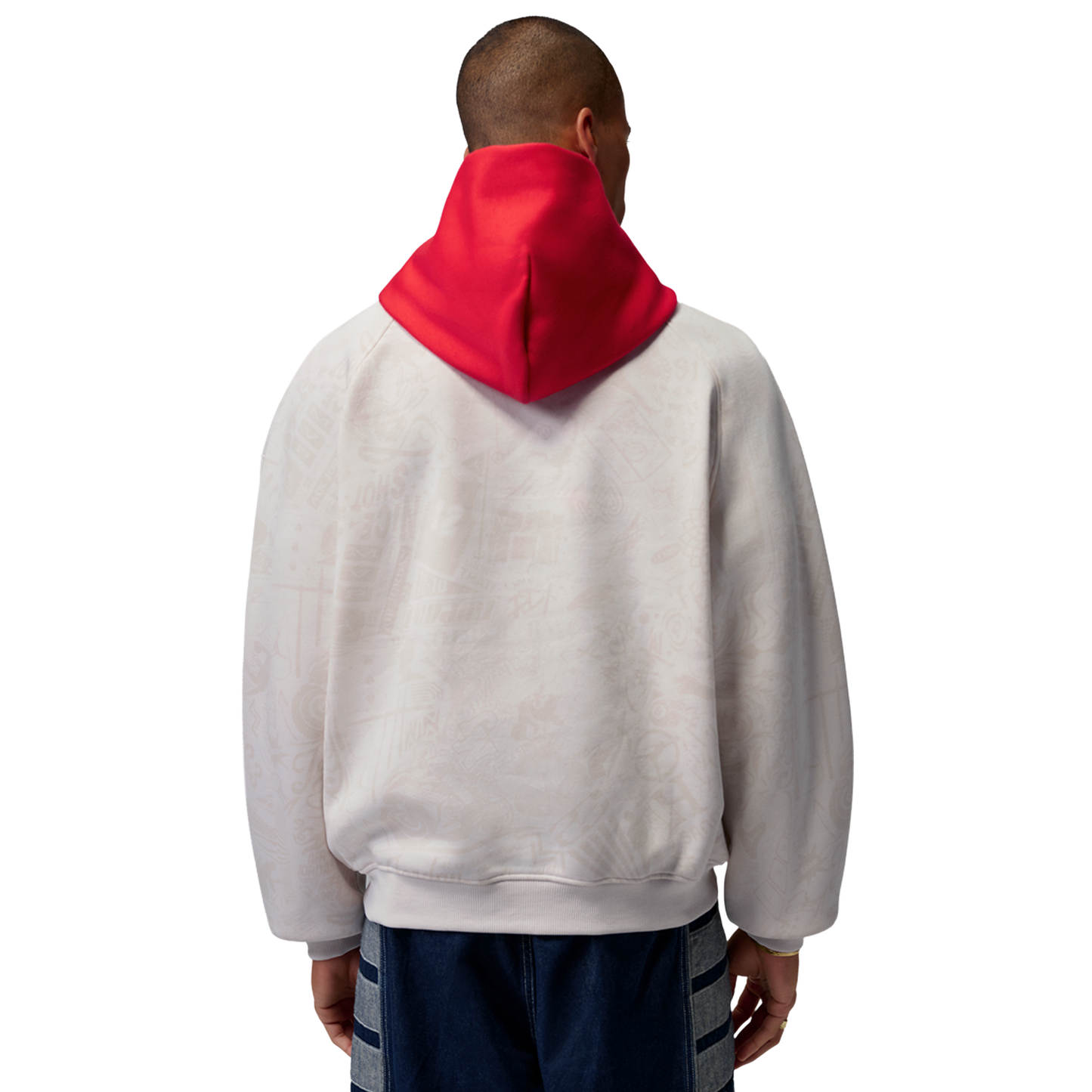 Jordan BRK LSR Fleece BB Pullover - Men's - Tan/Red