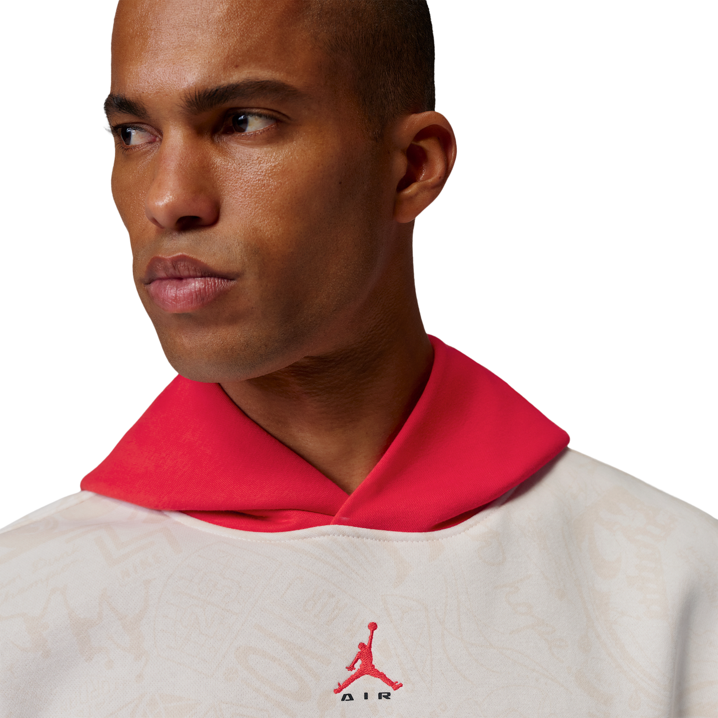 Jordan BRK LSR Fleece BB Pullover - Men's - Tan/Red