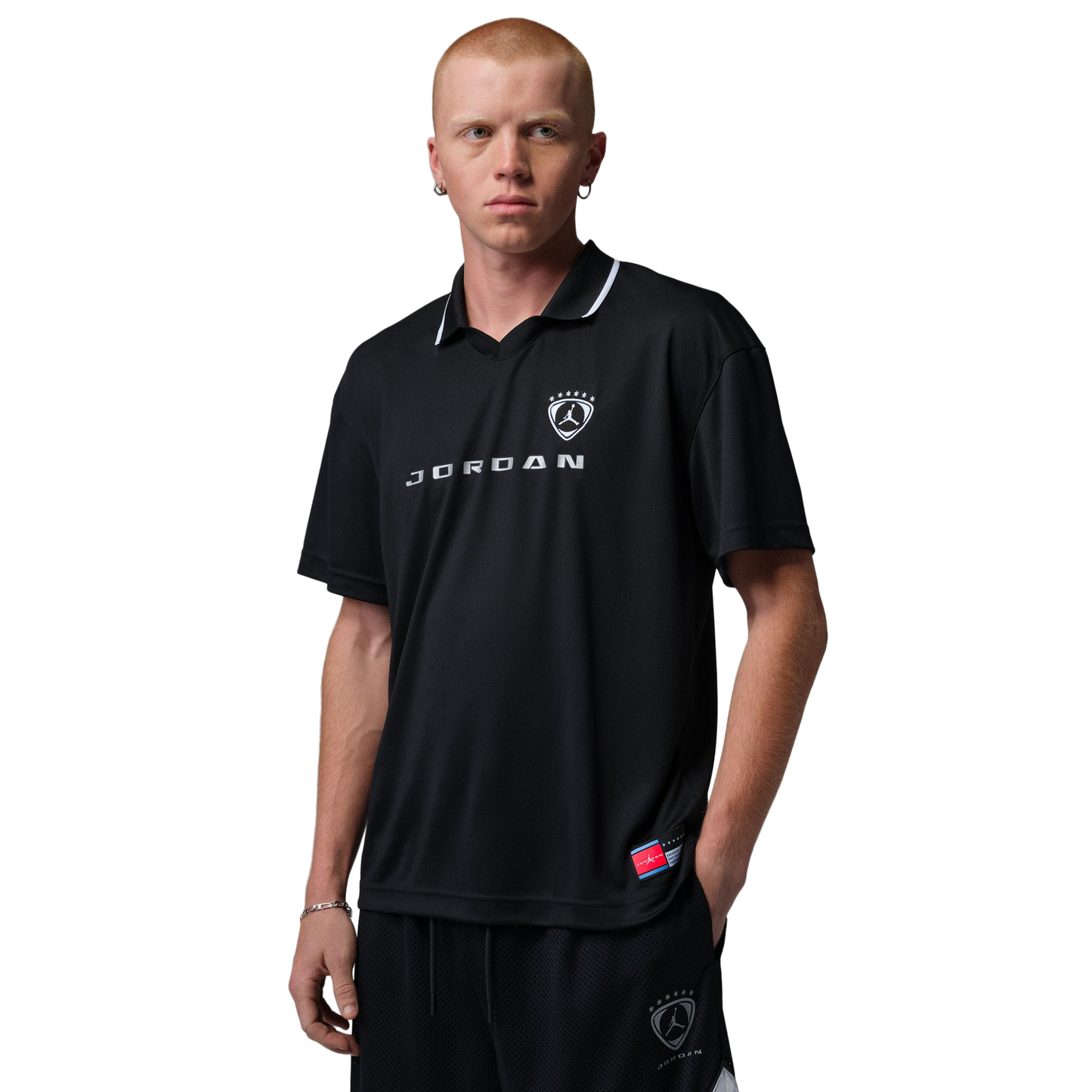 Jordan Brooklyn FC Soccer Top - Men's - Black/White