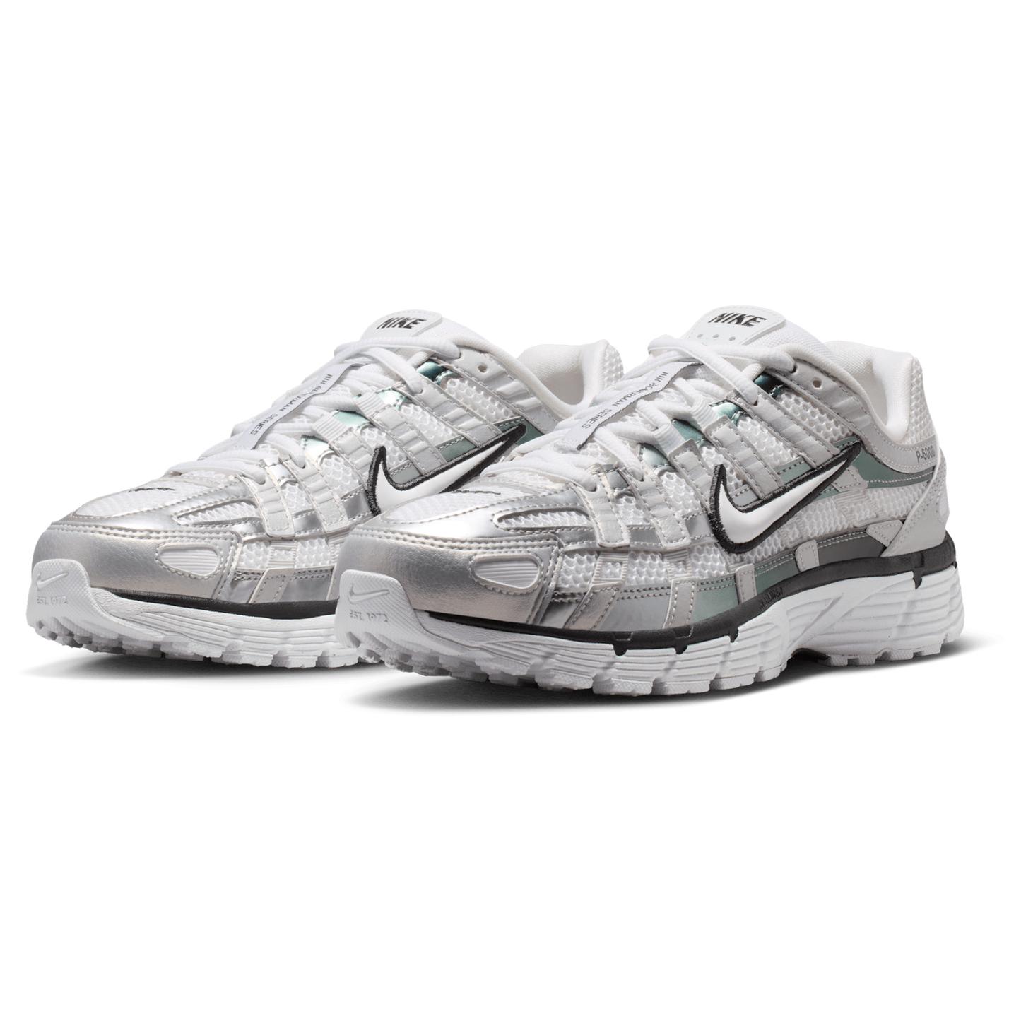 Nike P-6000 - Women's - White/White/Off White