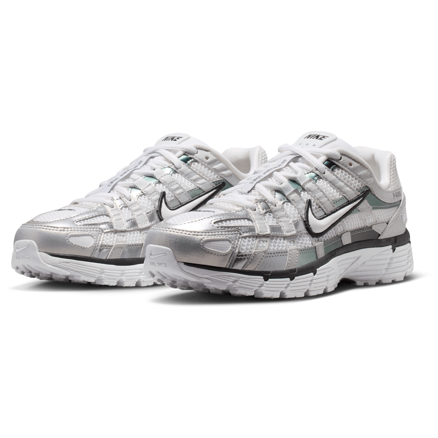 Nike P-6000 - Women's - White/White/Off White