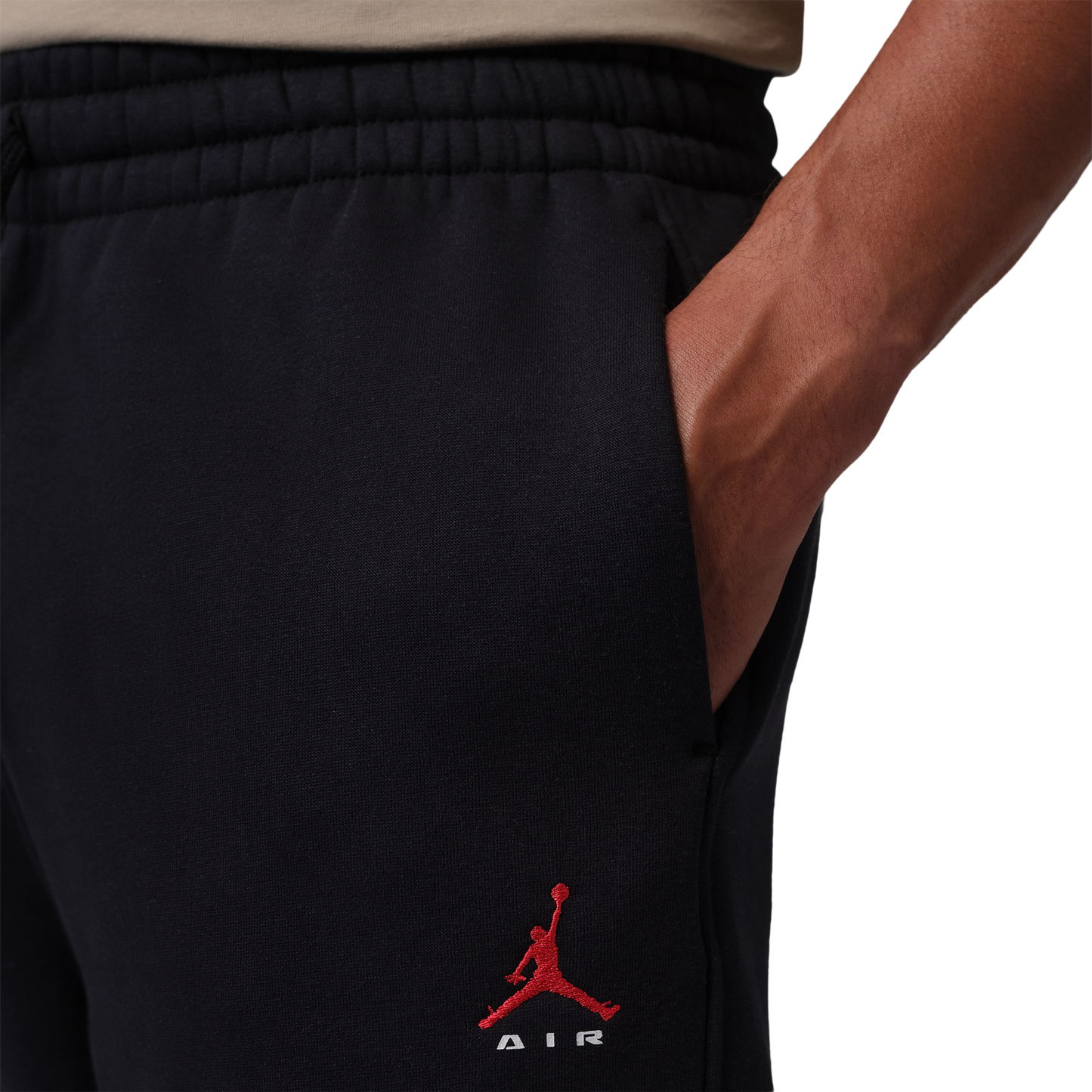 Jordan Brooklyn Fleece Open Hem Pant - Men's - Black