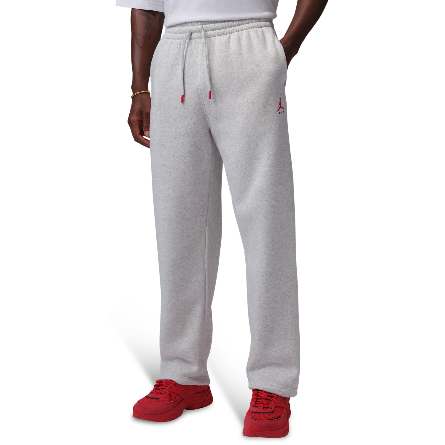 Jordan Brooklyn Fleece Open Hem Pant - Men's - Gray