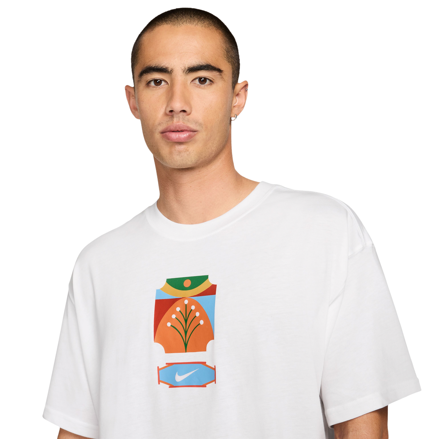 Nike NSW  LSE Palm Camo T-Shirt - Men's - White/Multi