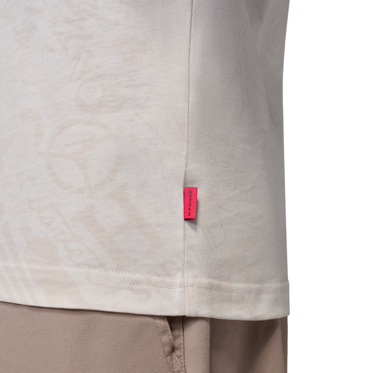 Jordan Brooklyn LSR Graphic Short Sleeve Crew - Men's - Red/Tan