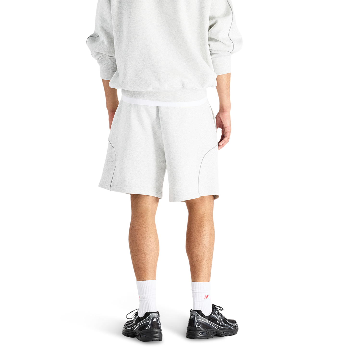 New Balance NB TRACKSIDE FLEECE SHORT - Men's - Gray