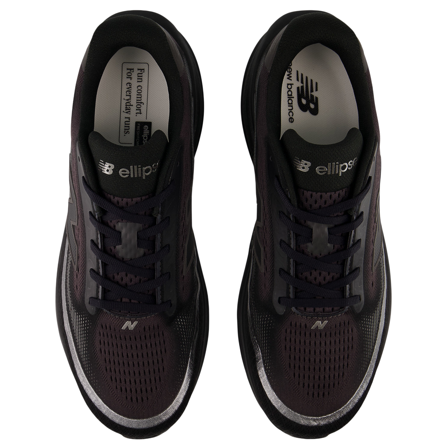 New Balance Ellipse - Men's - Black/Black/Silver