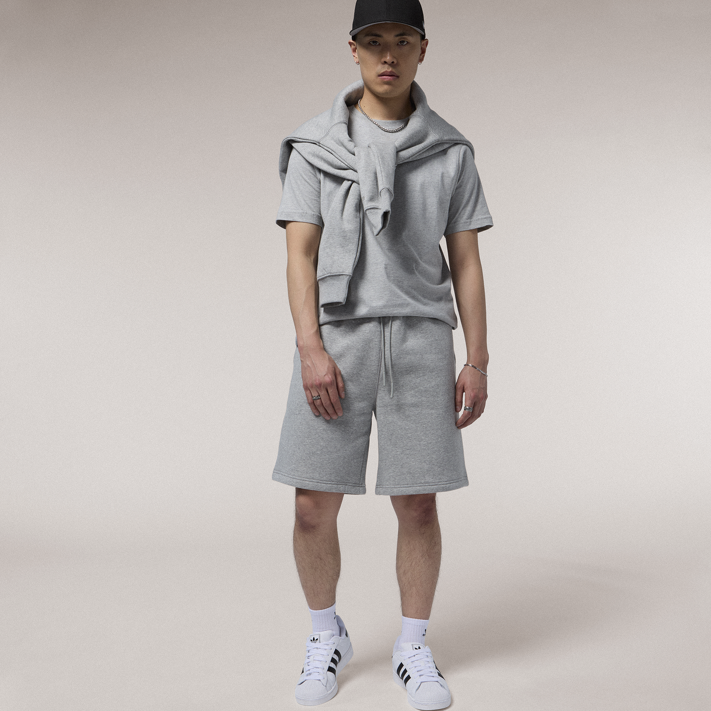 LCKR Bradley Fleece Shorts - Men's - Heather Grey
