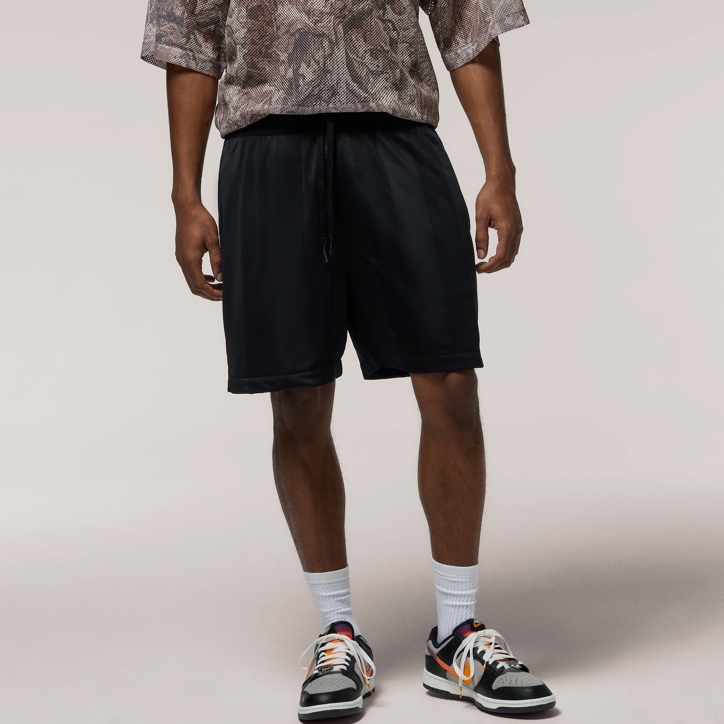 LCKR Brentwood Striped Mesh Shorts - Men's - Black