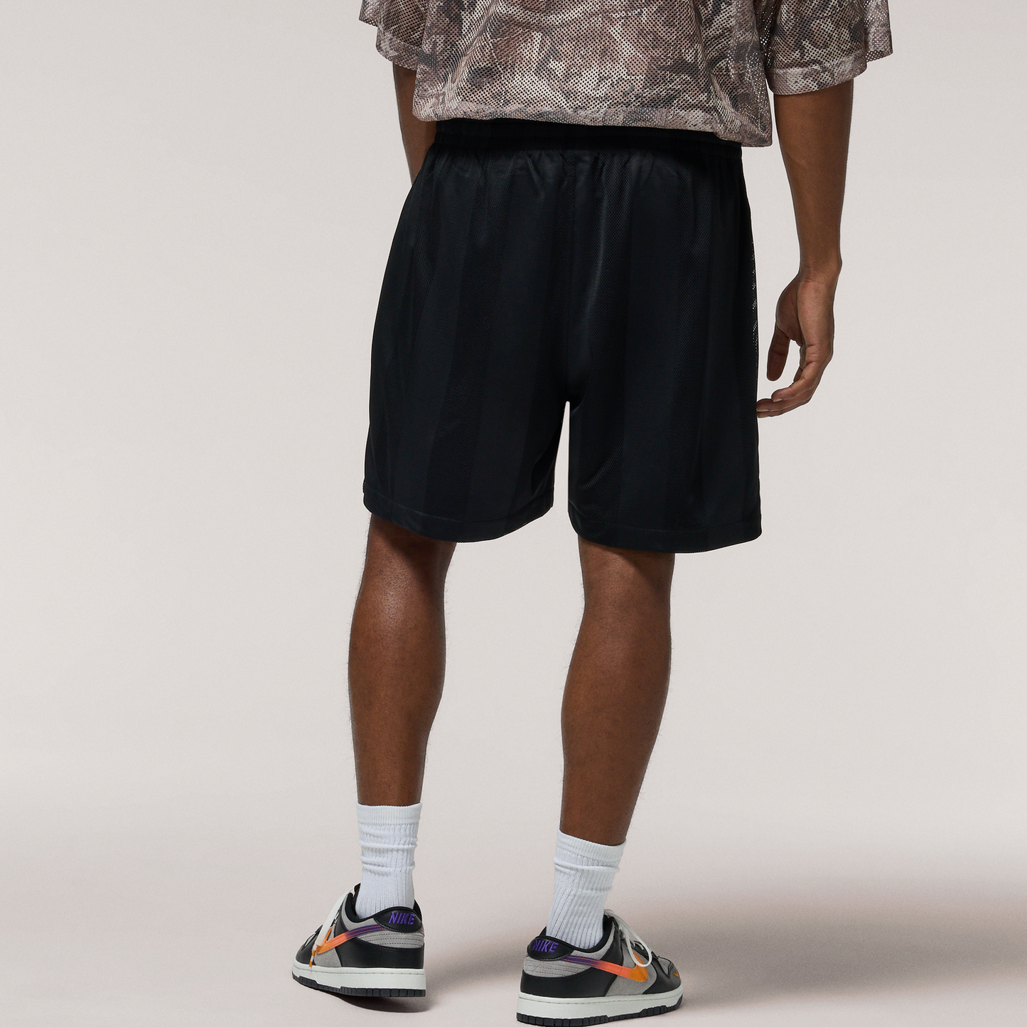 LCKR Brentwood Striped Mesh Shorts - Men's - Black