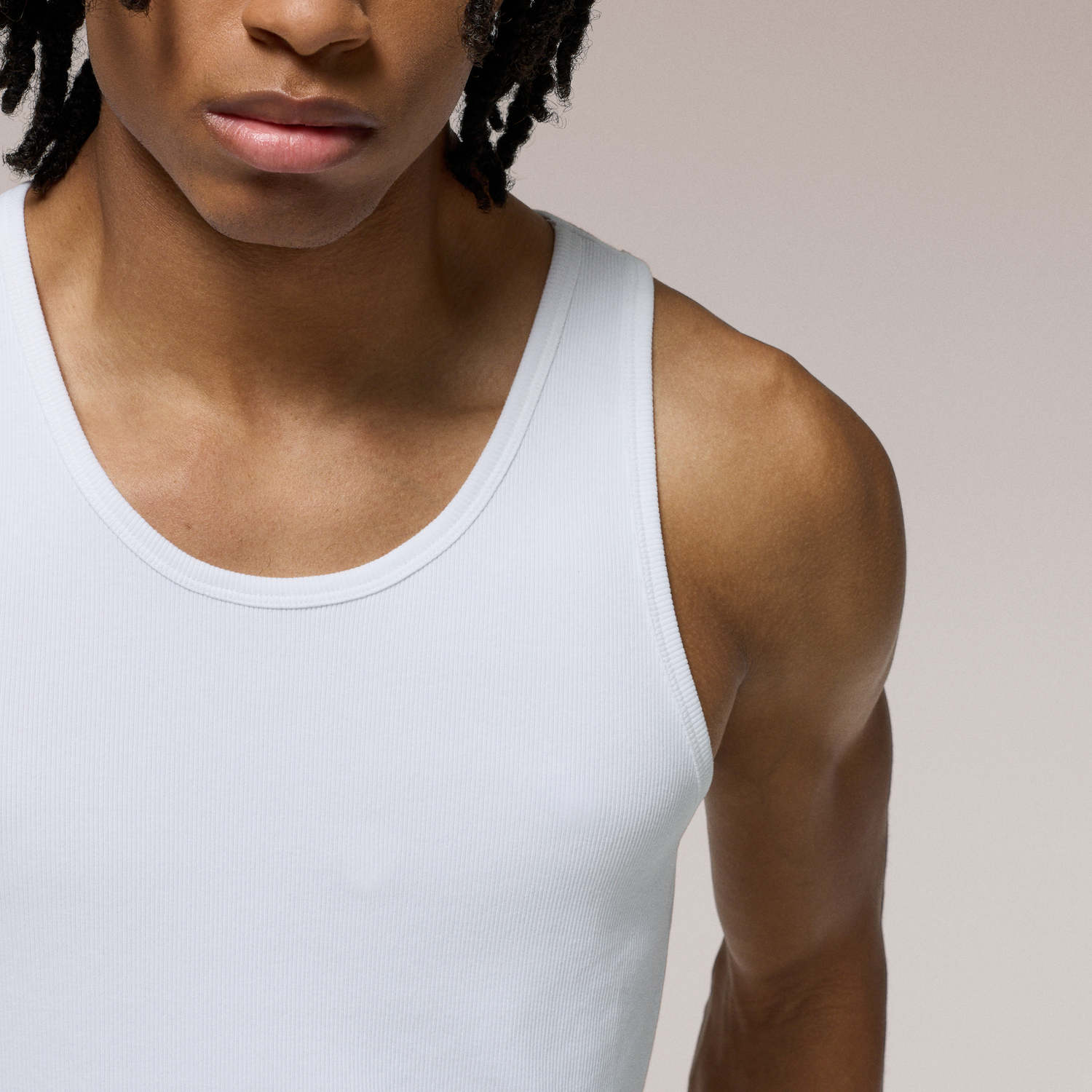 LCKR Rib Tank - Men's - White