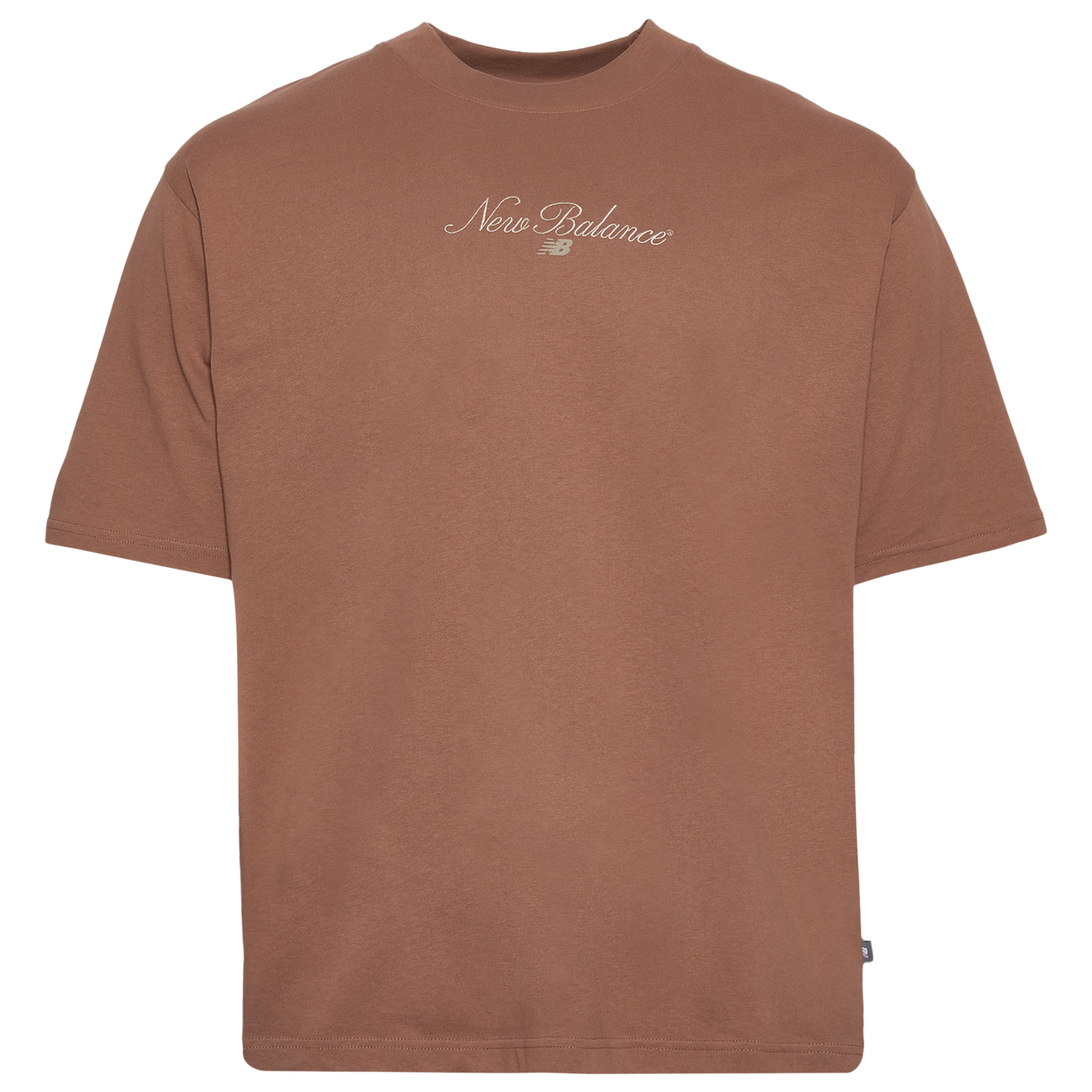 New Balance Script T-Shirt - Men's - Mushroom/Mushroom