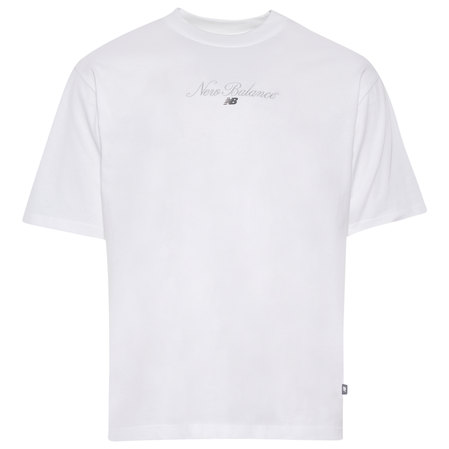 New Balance Script T-Shirt - Men's - White/White