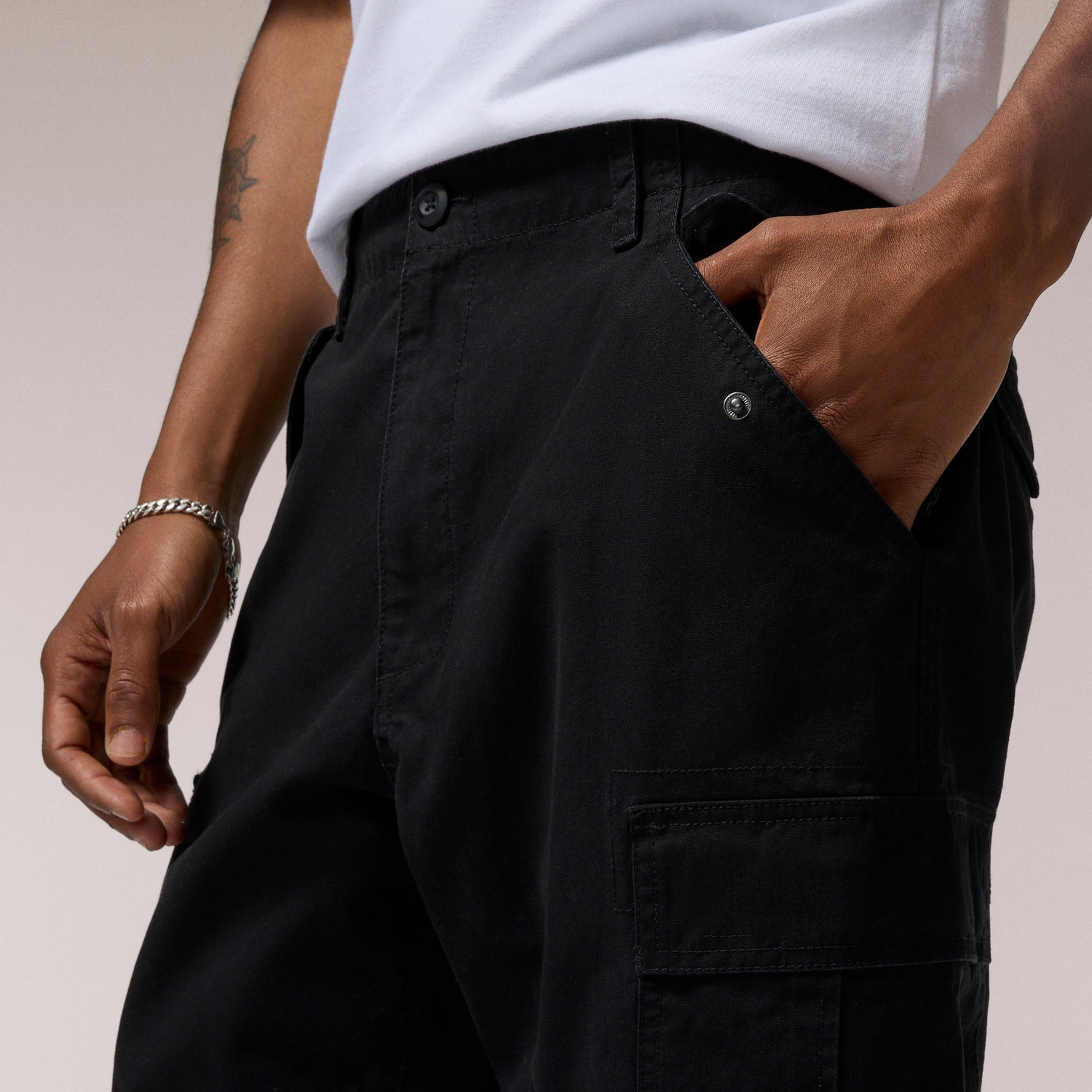 LCKR C-24 Standard Fit Cargo Pants - Men's - Black